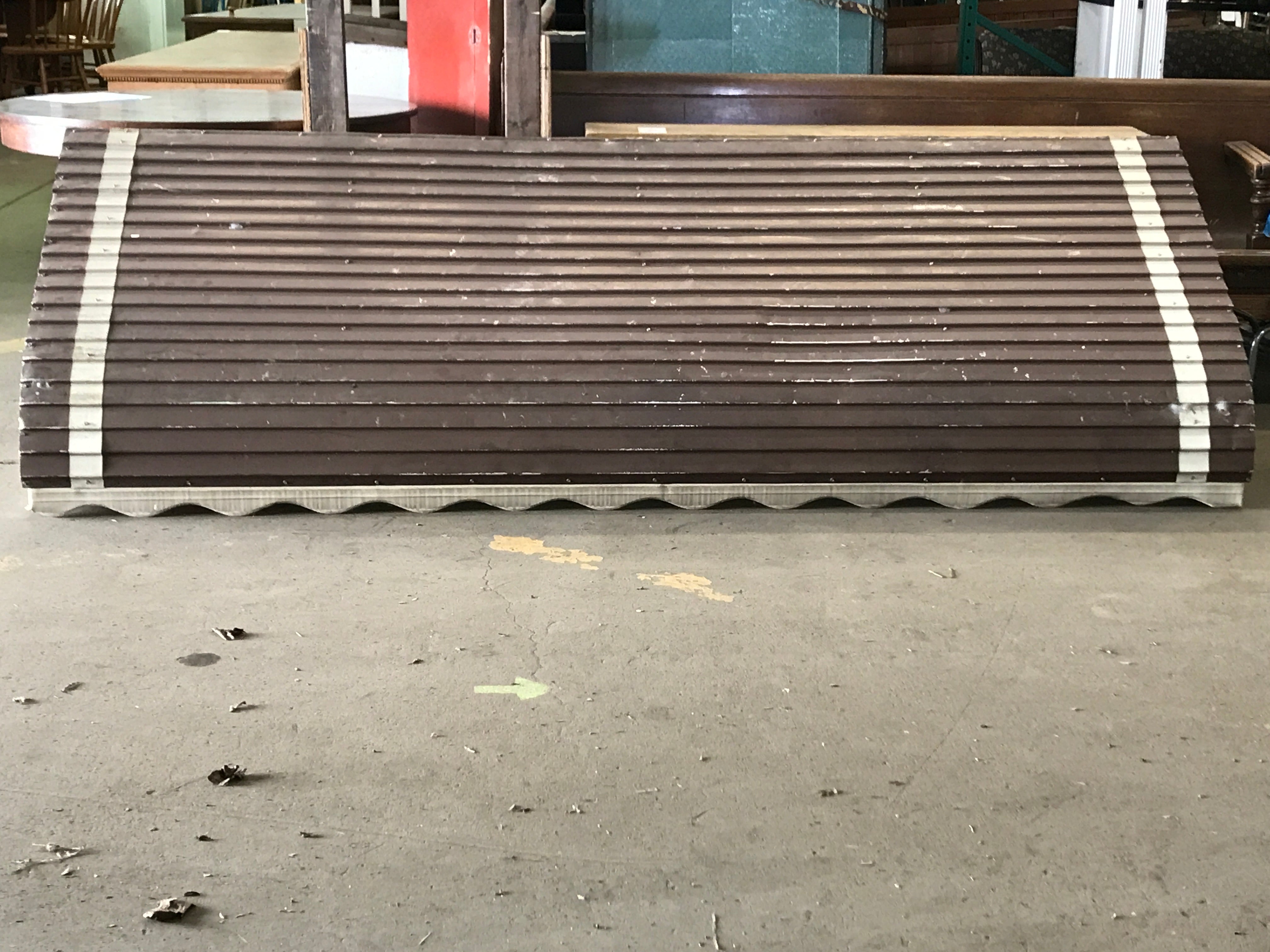 Metal awning