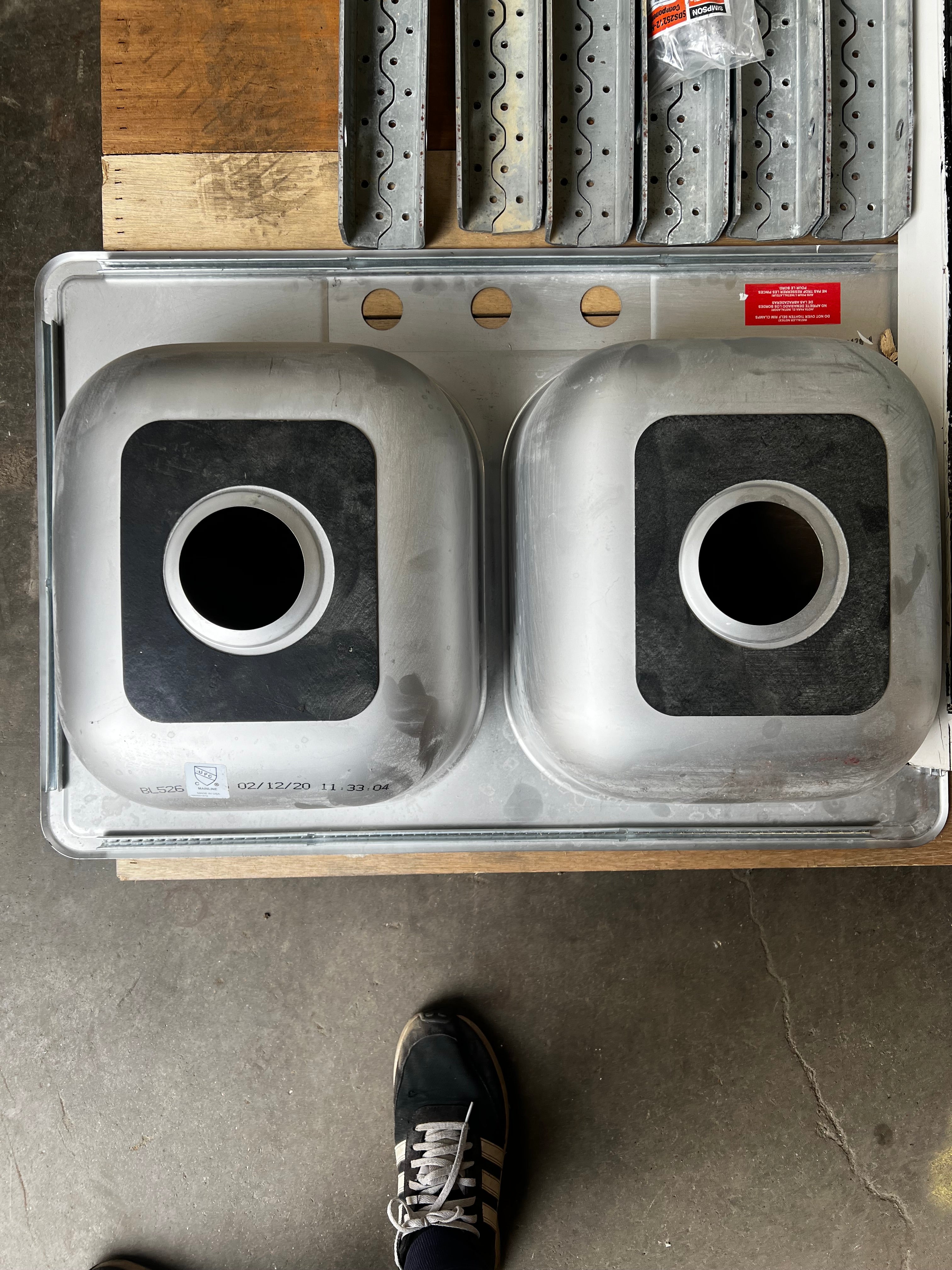 Double Bowl Stainless Steel Sink