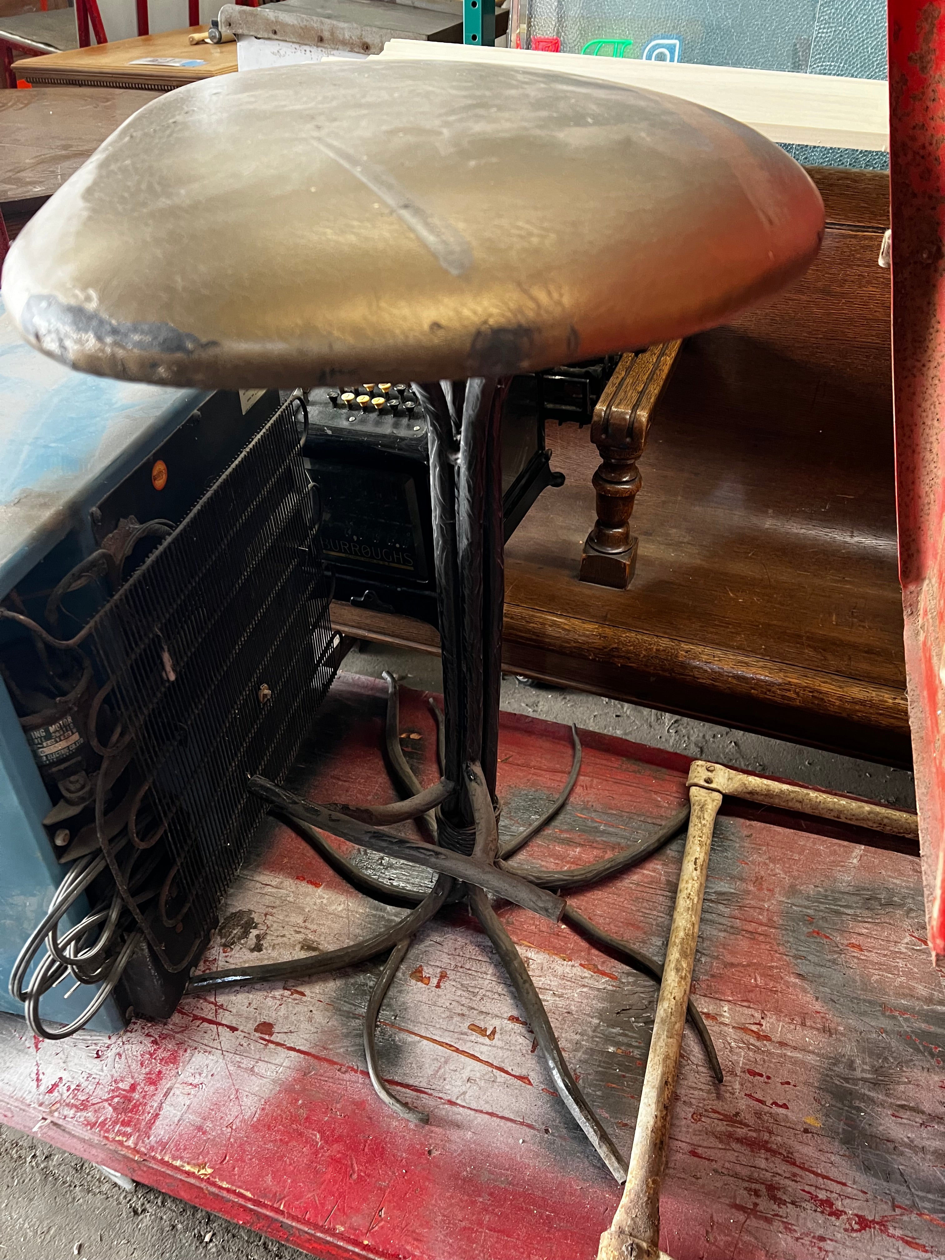 Forged Metal Decorative Stool