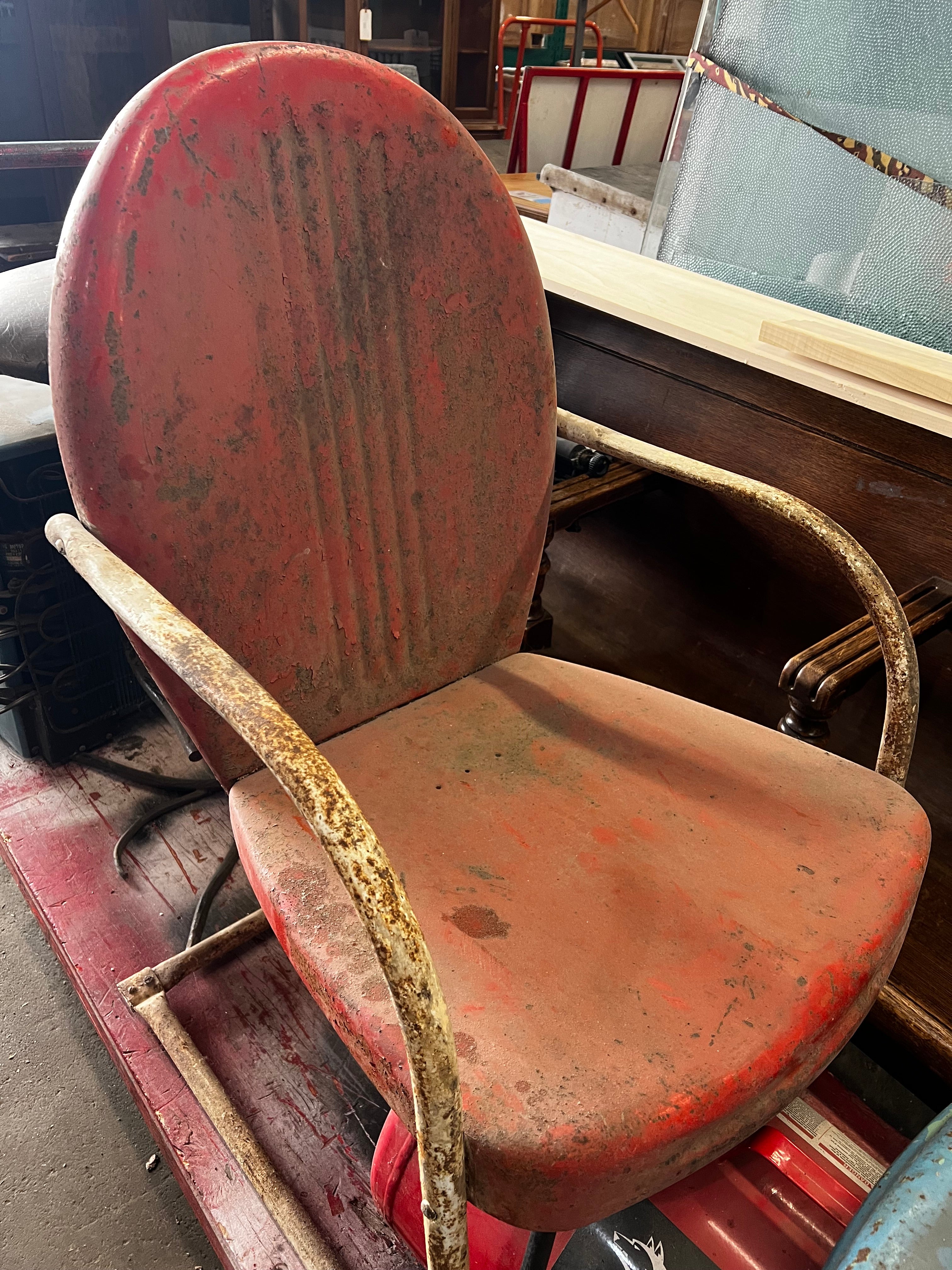 Red Rocking Chair