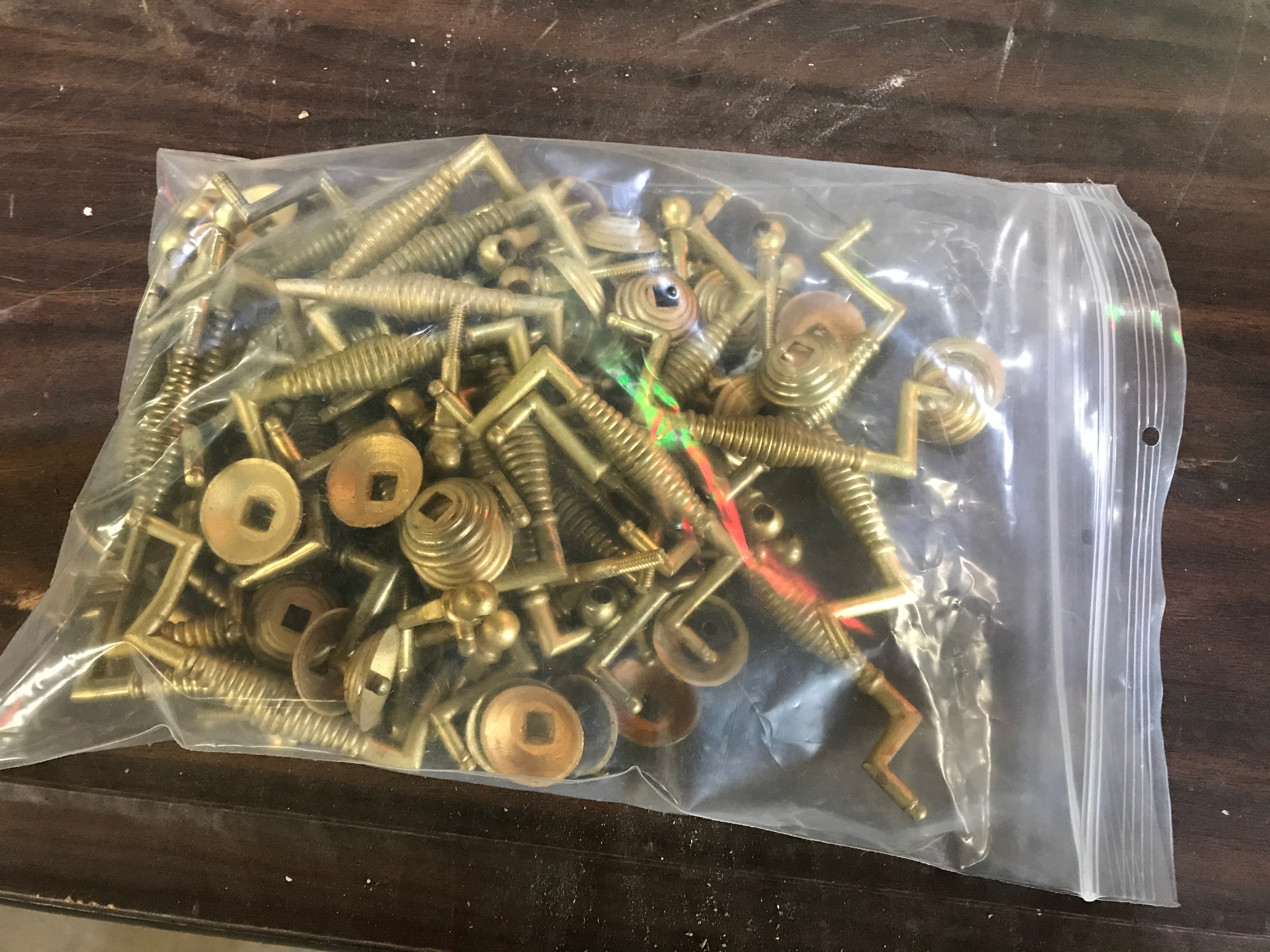 Lot of Antique Brass Traditional Bail Pull