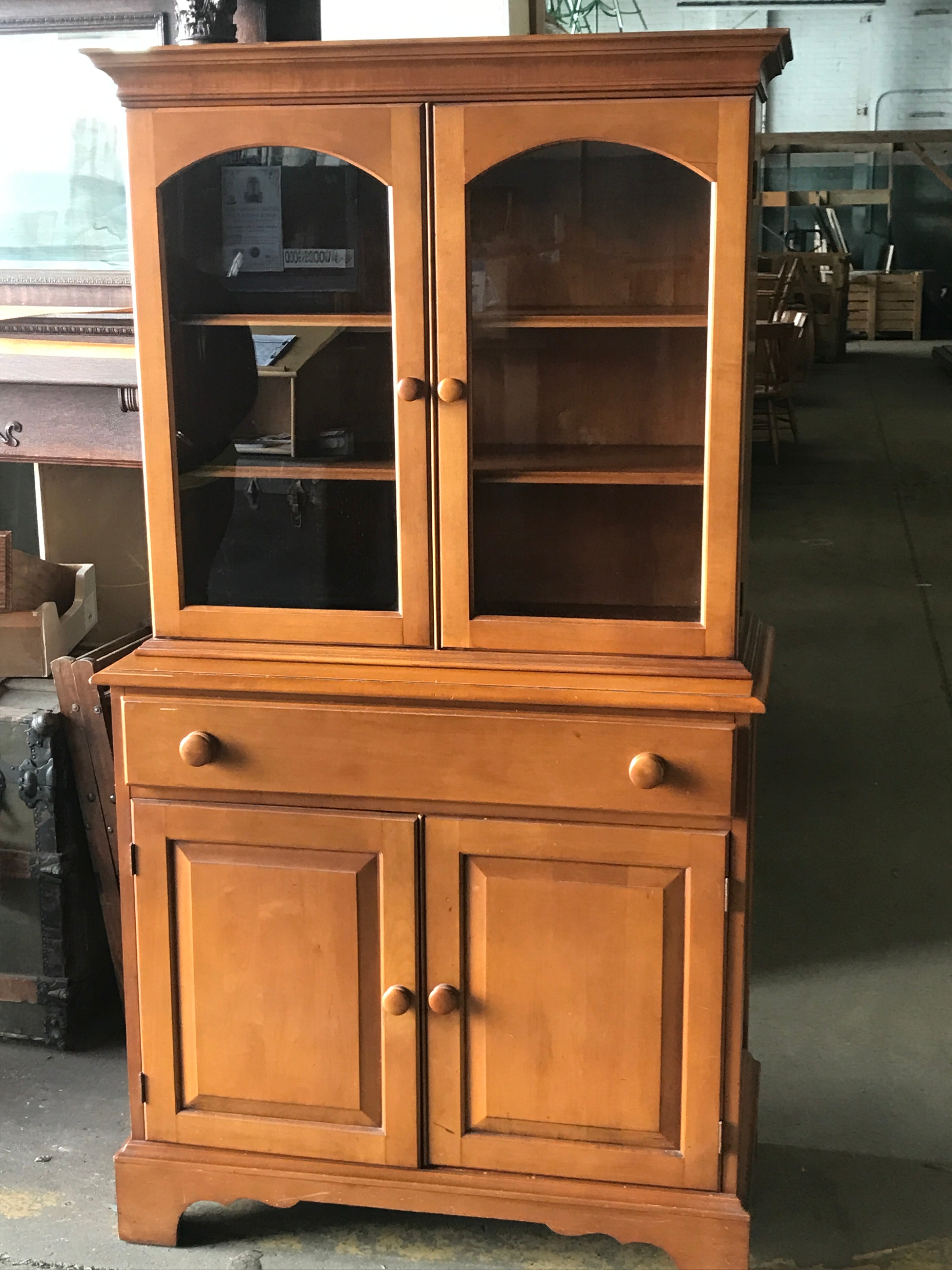 Wood Hutch China Cabinet