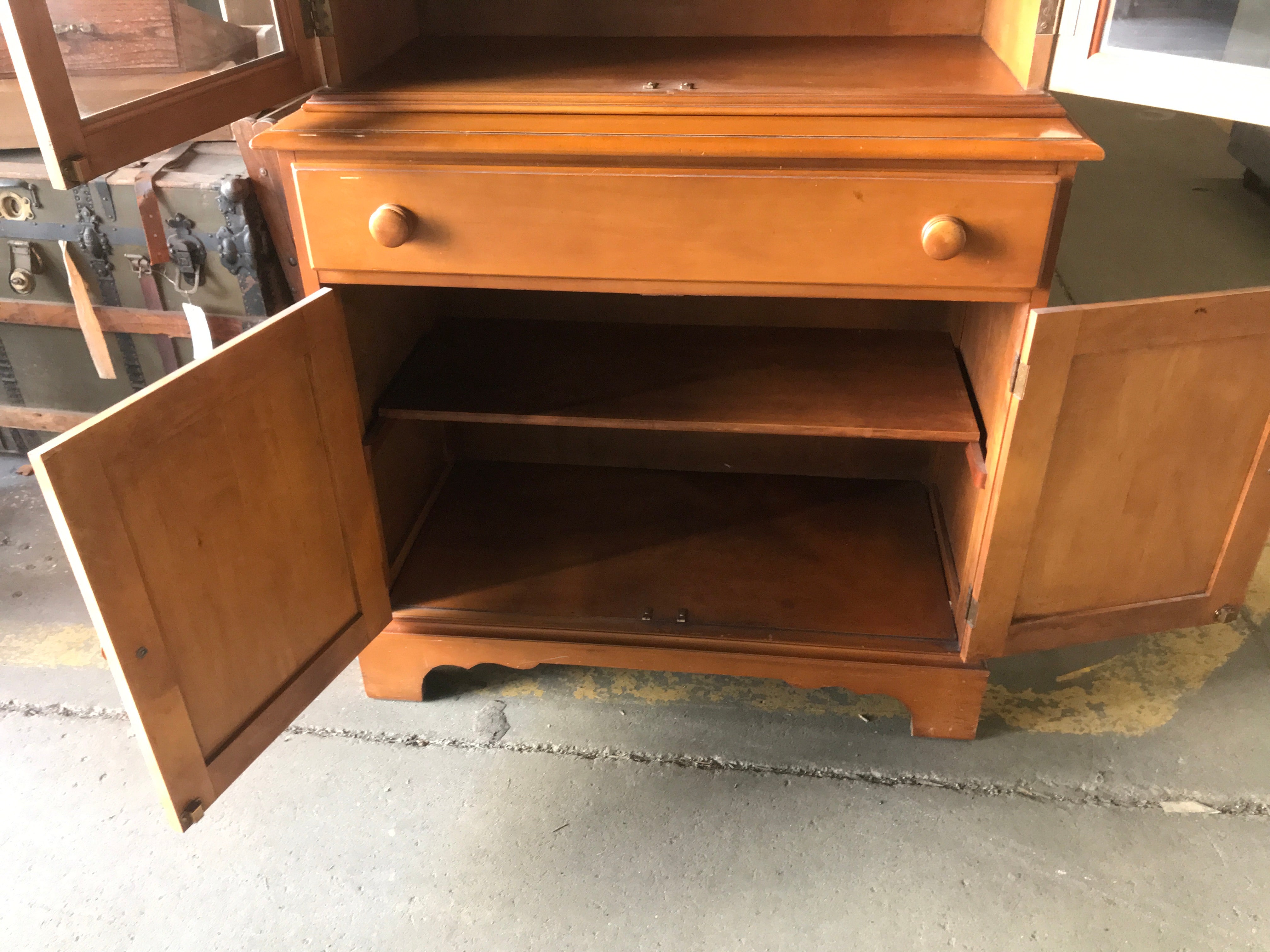 Wood Hutch China Cabinet