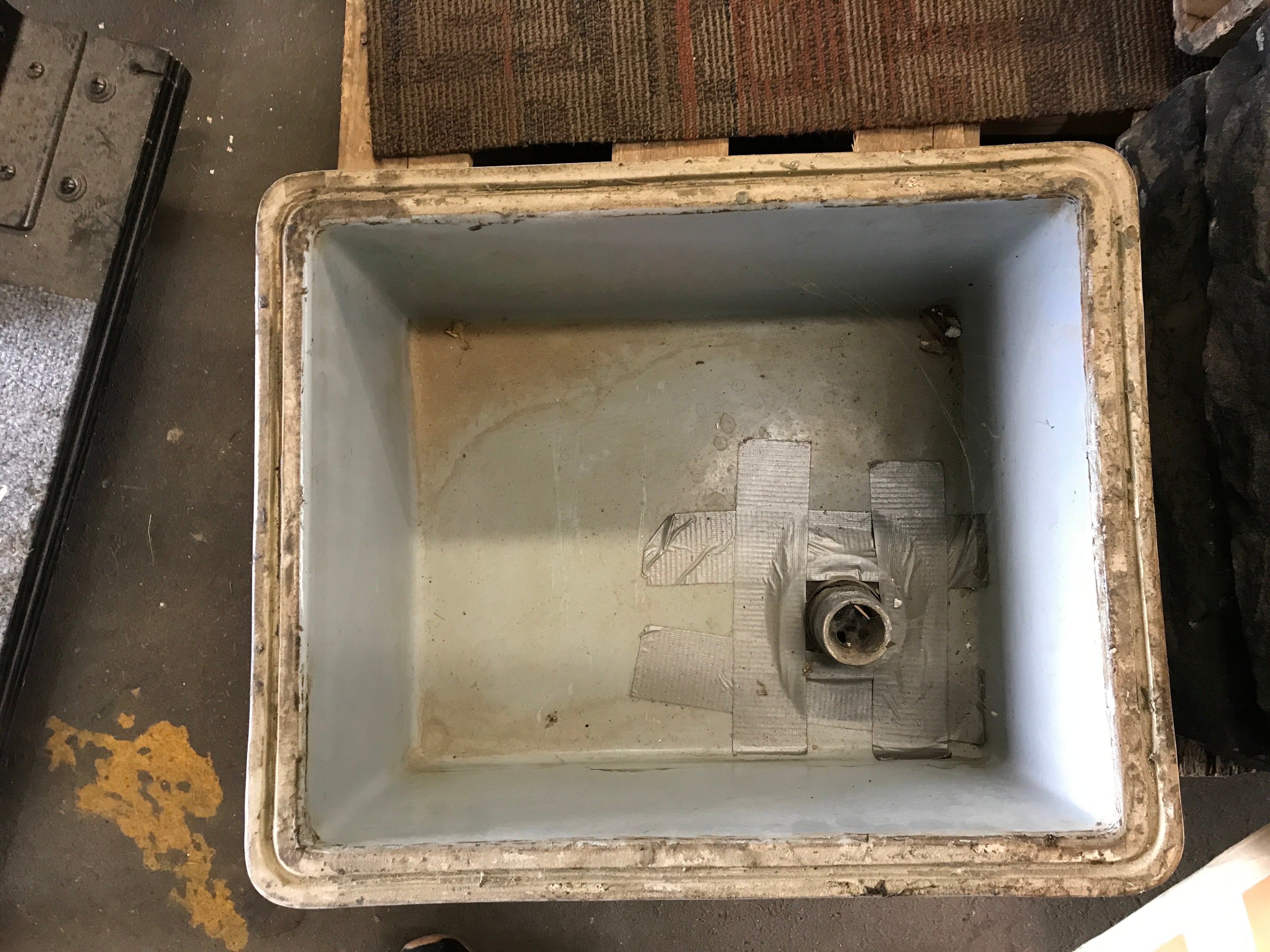Drop in Blue Sink