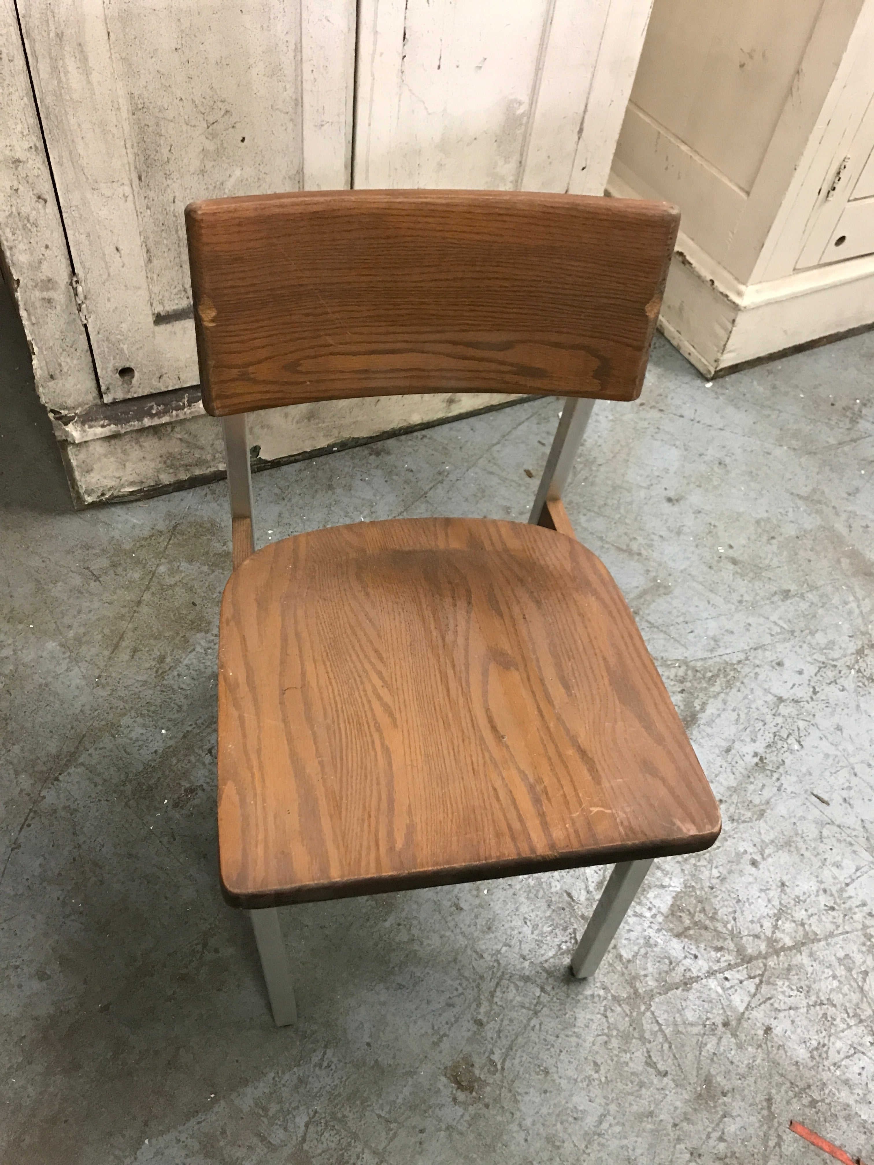 Wood and Metal Chair