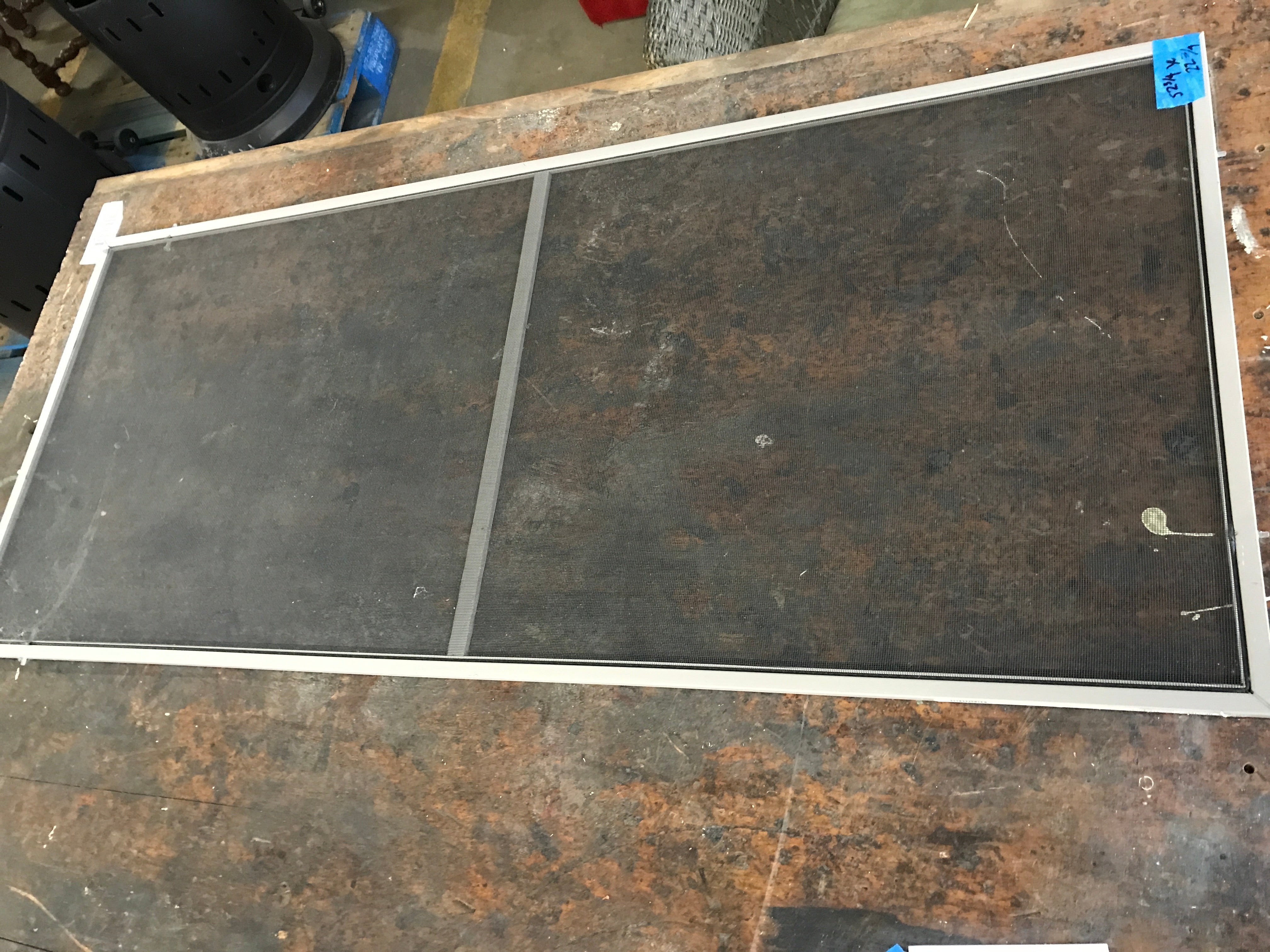 Metal frame screen