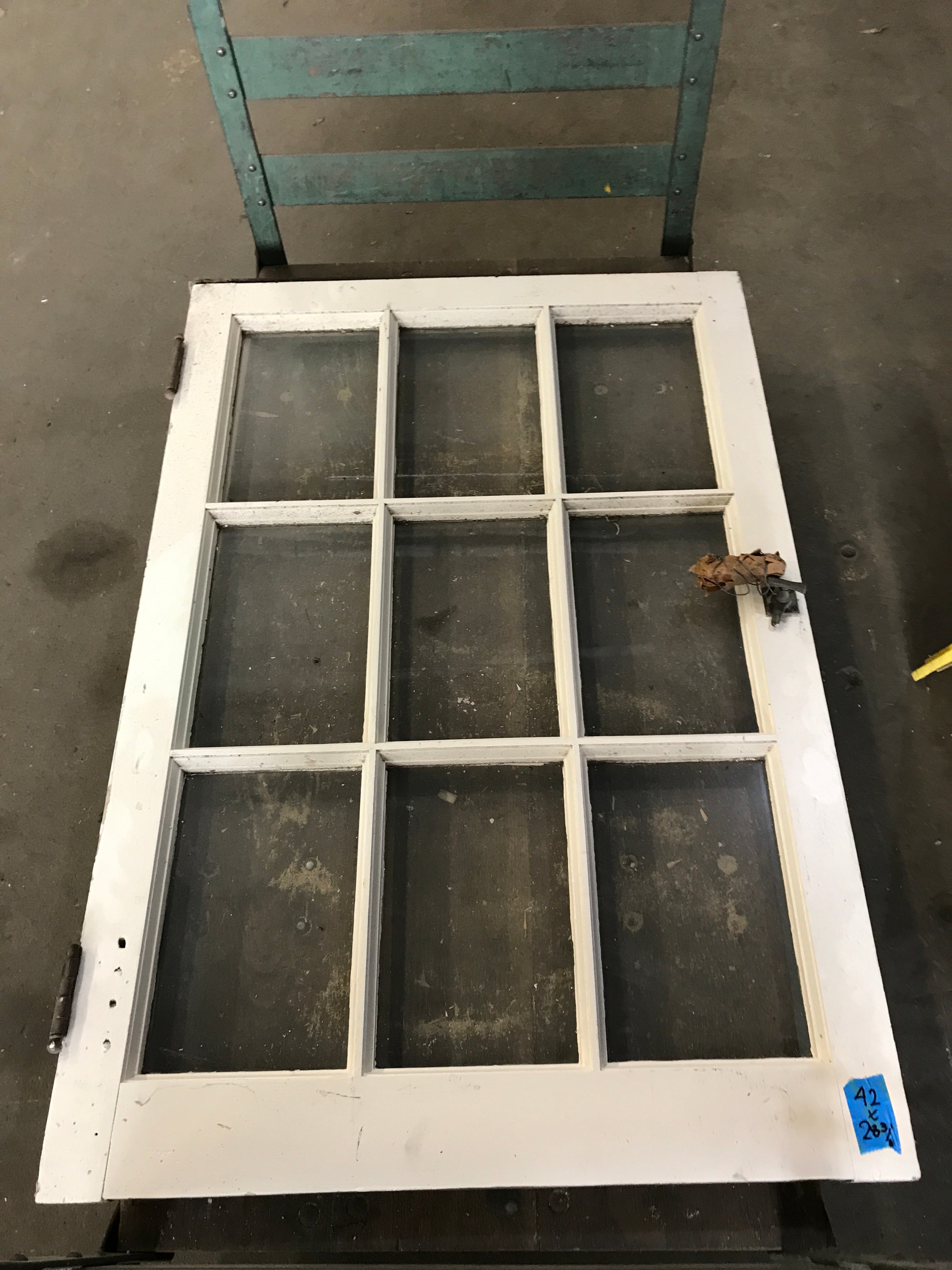 9 lite window frame