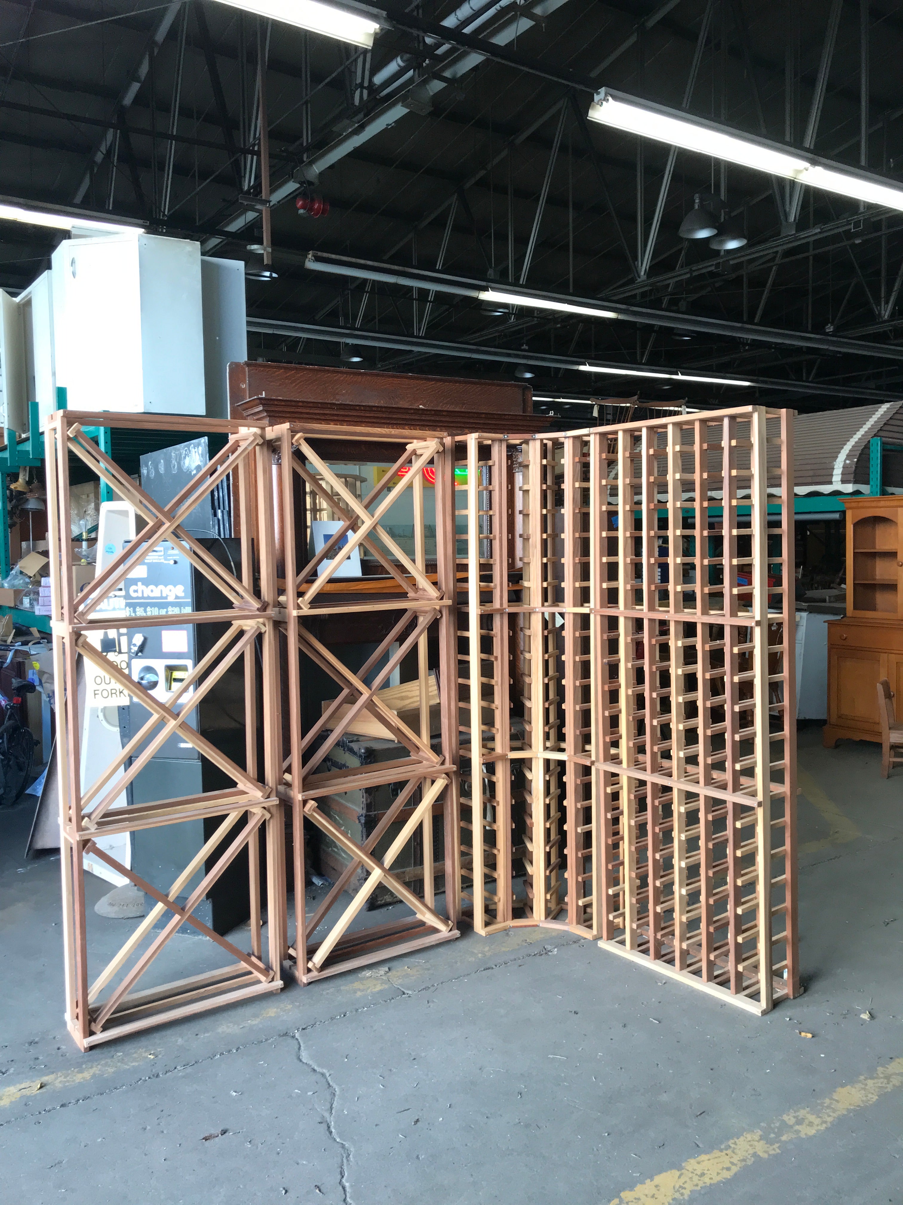 Teak Wine Rack