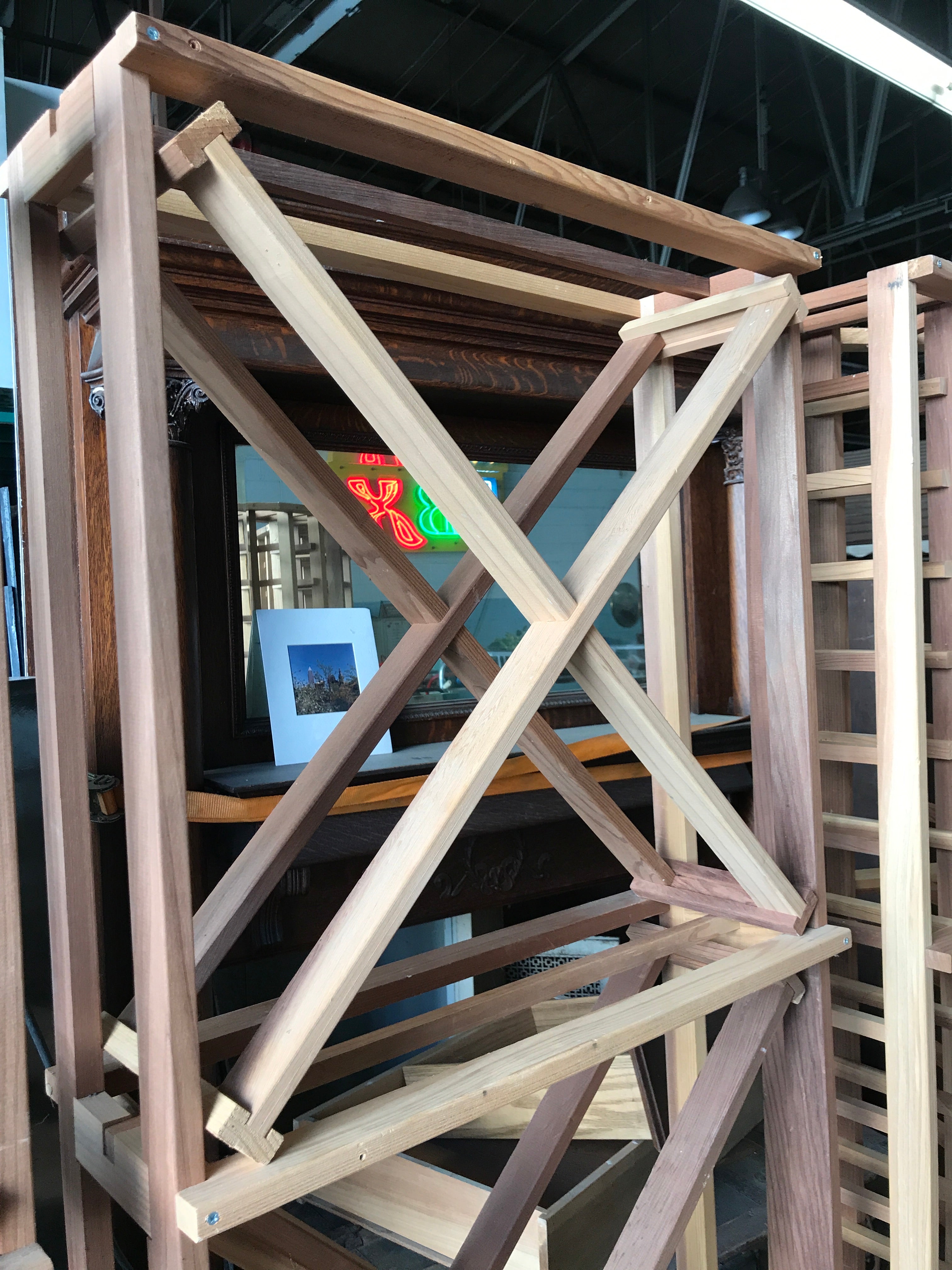 Teak Wine Rack