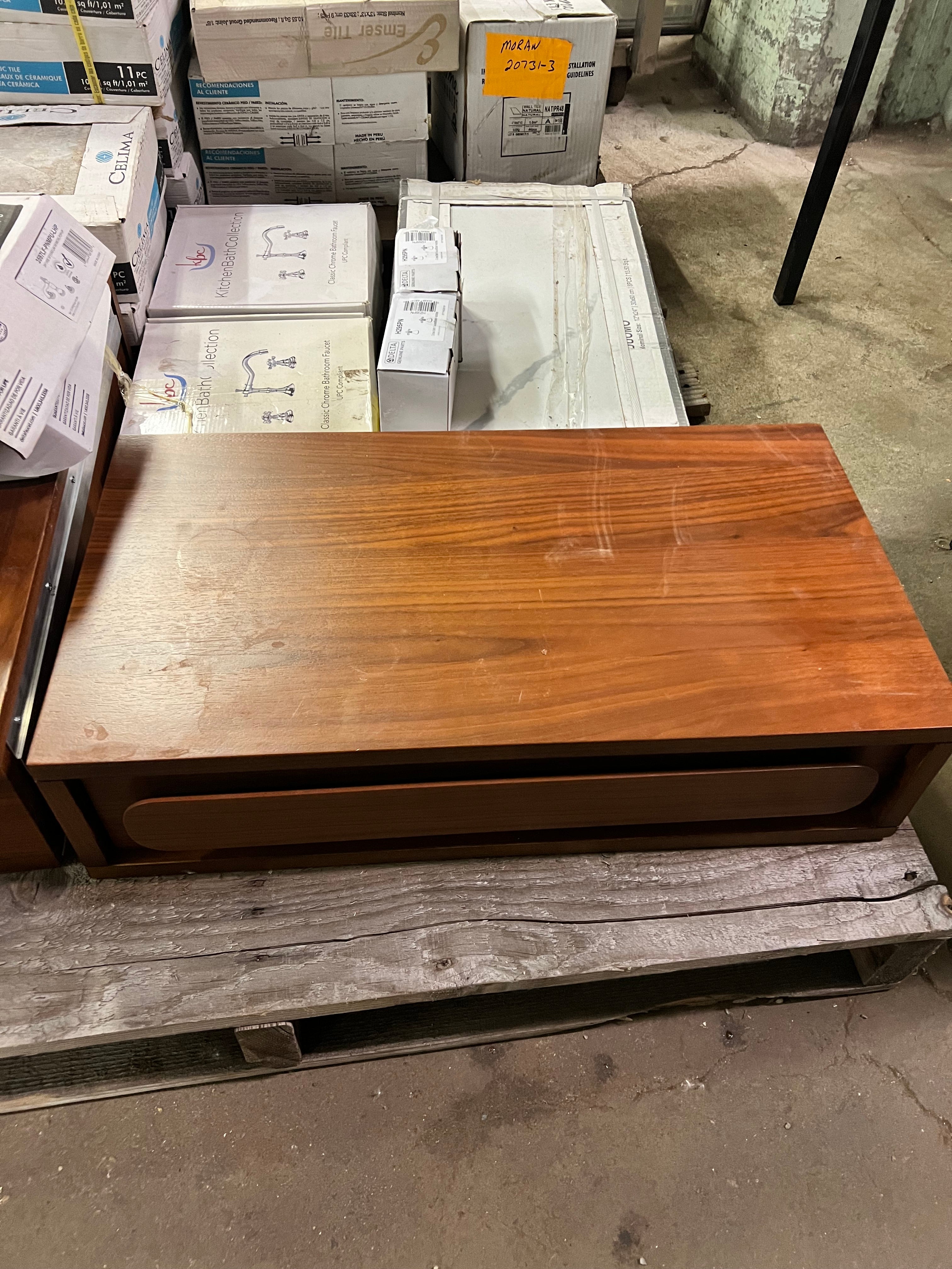 Wall mount floating drawer