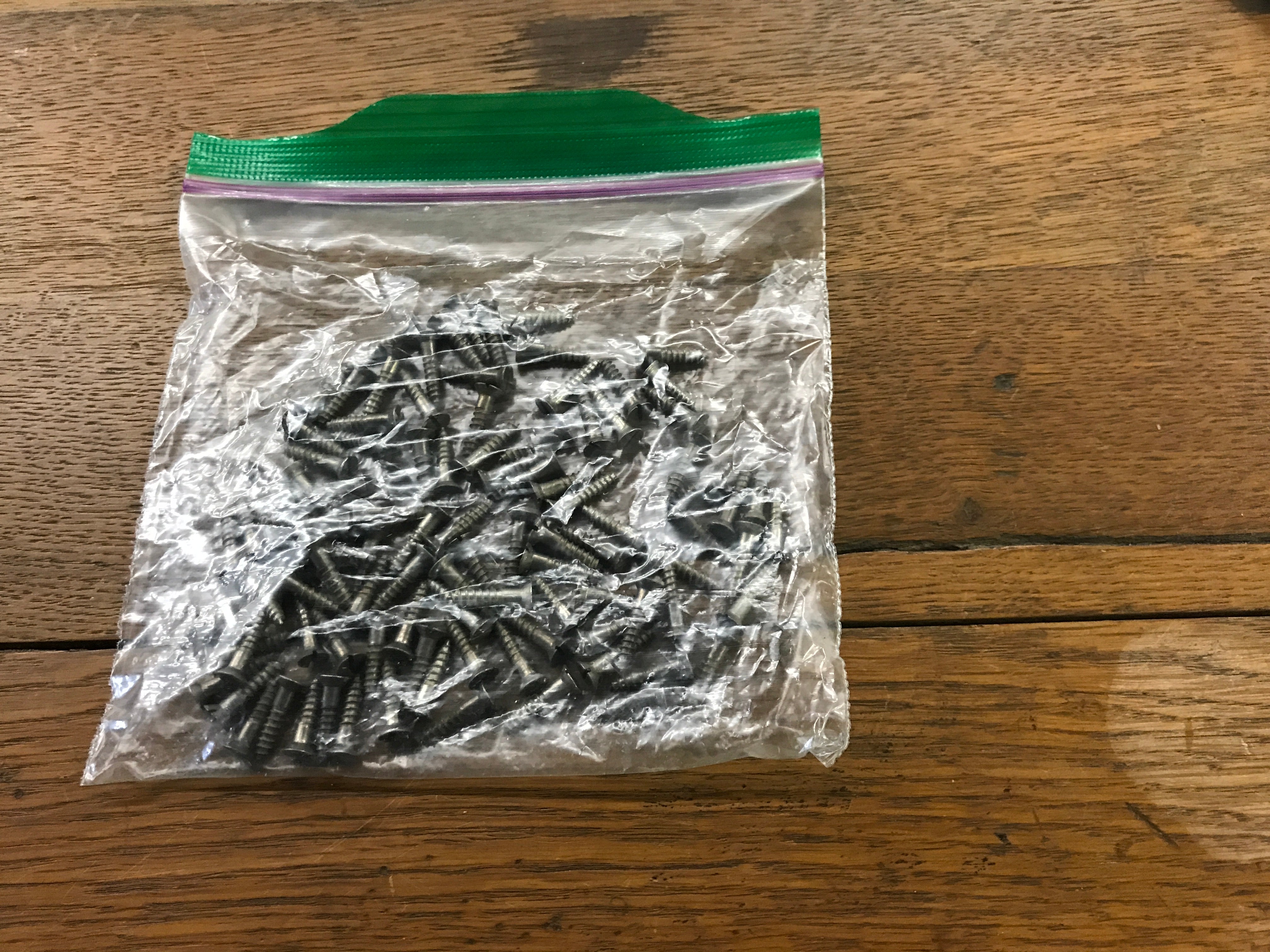 Bag of screws