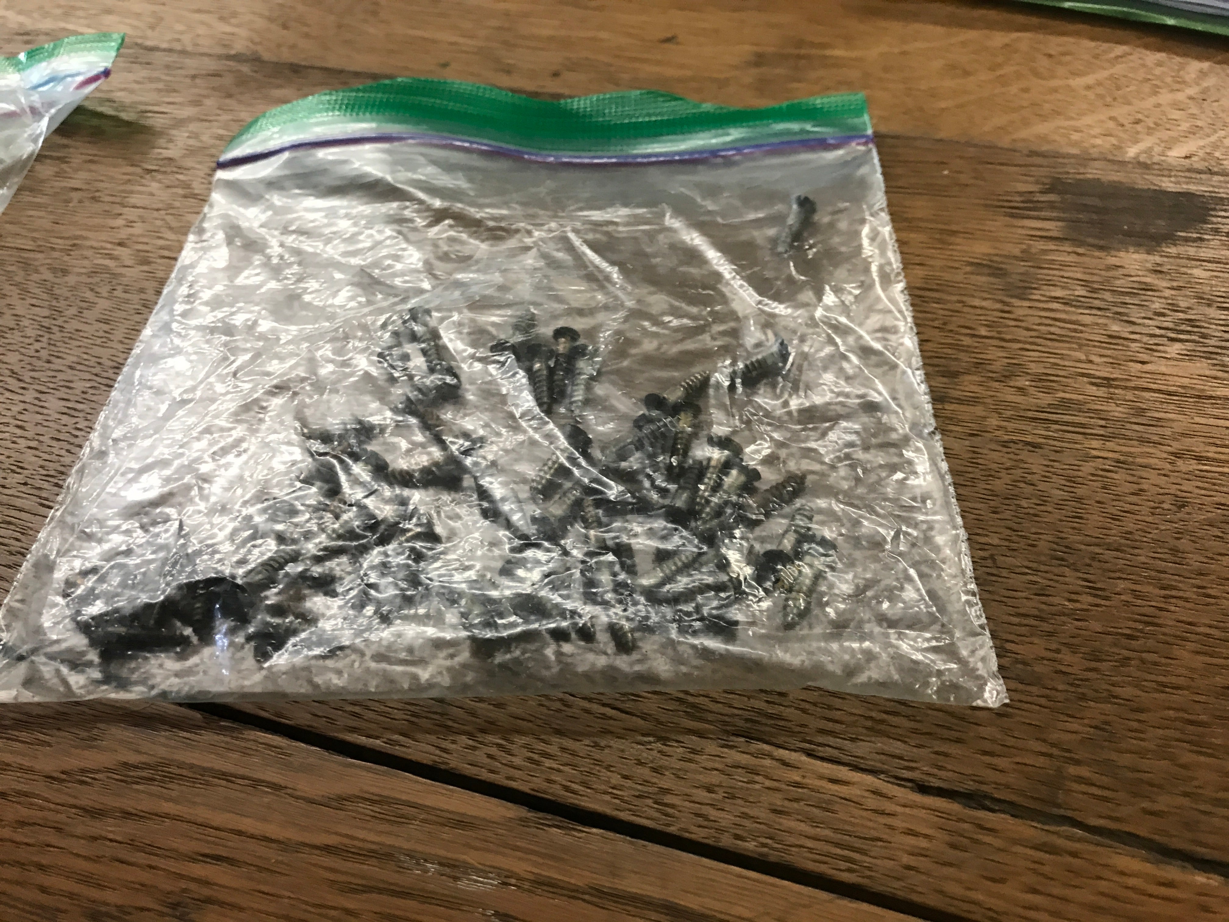 Bag of screws