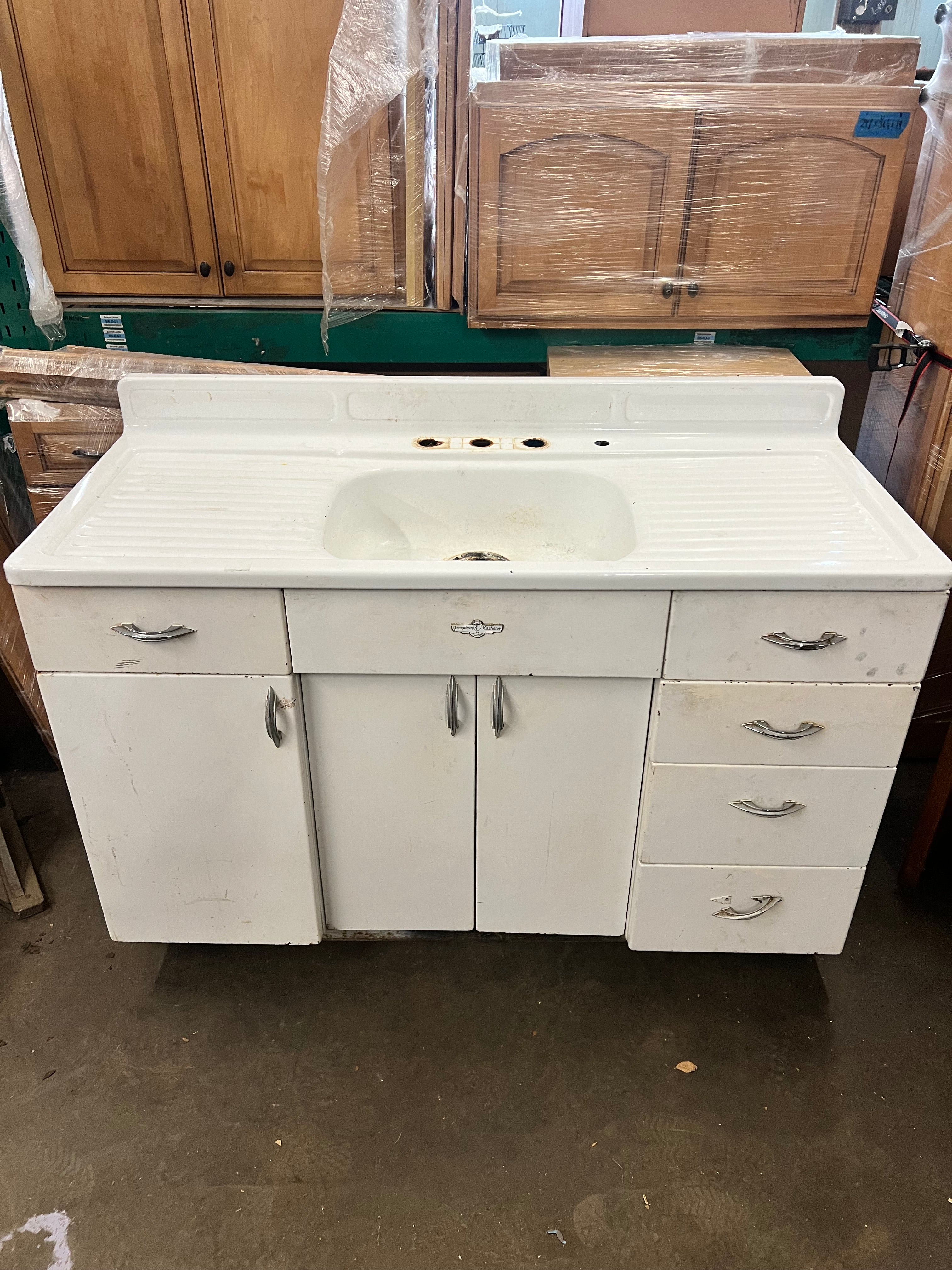 Youngstown Sink and cabinet