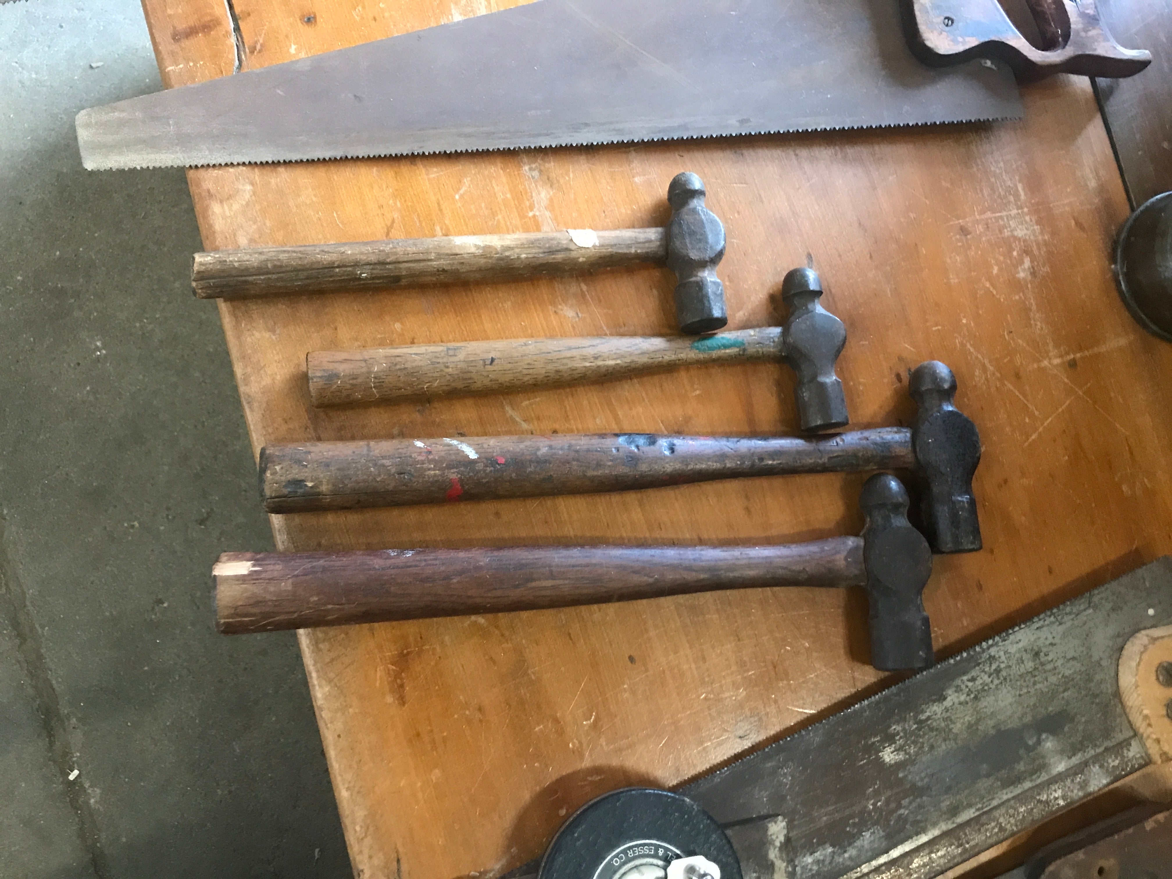 Ball peen hammer