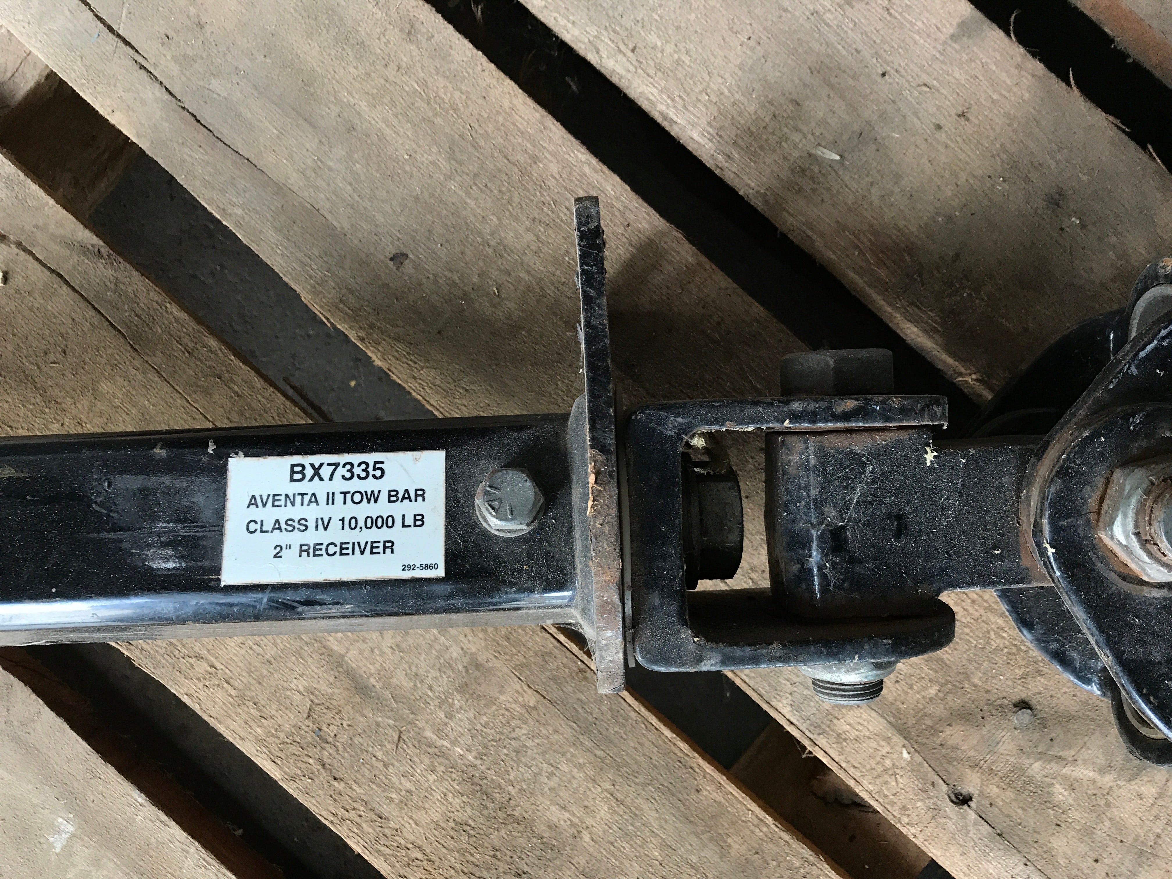 Blue Ox 10,000 Lb. Aventa II Tow Bar Bx7335