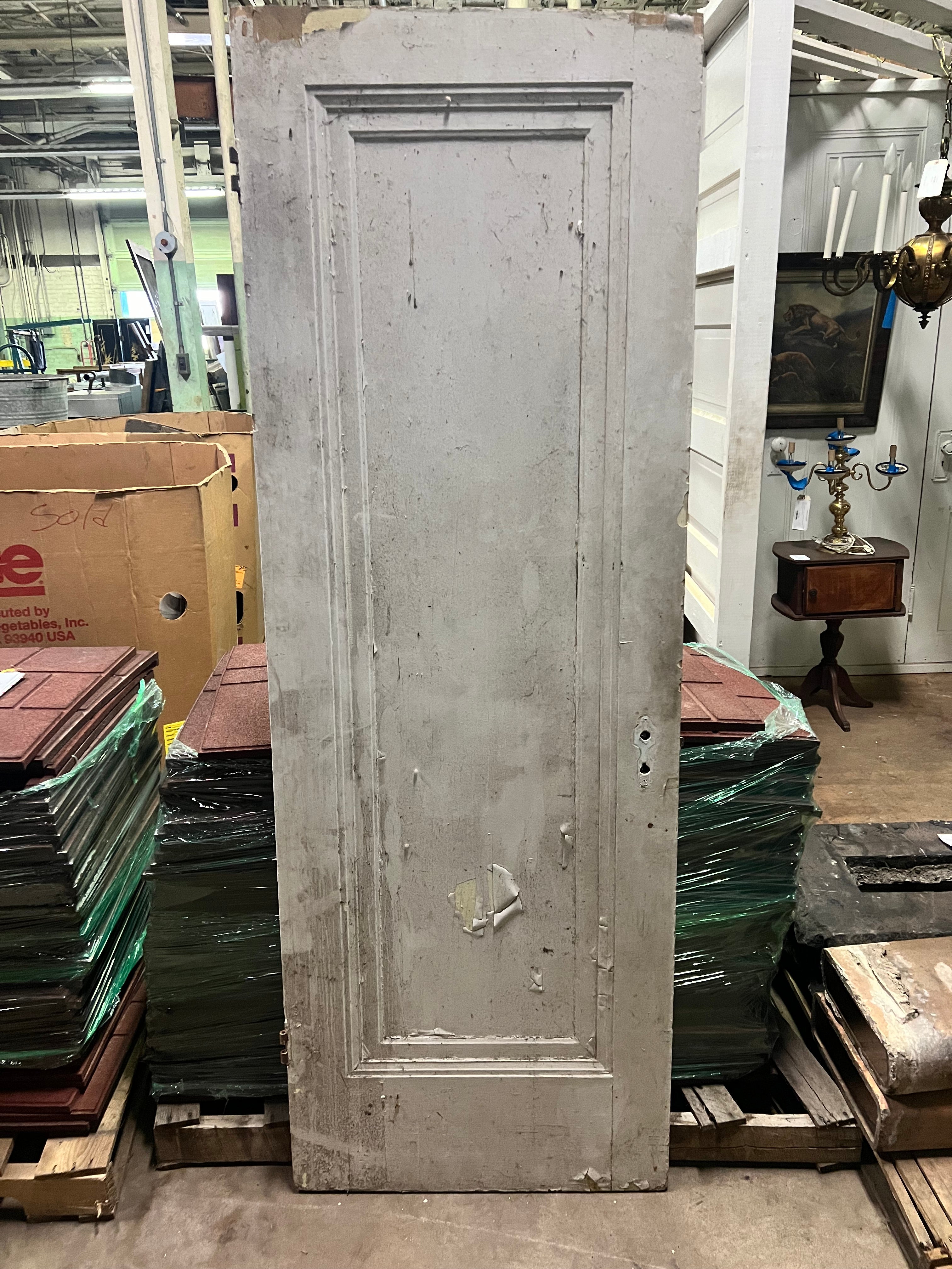 One panel interior door