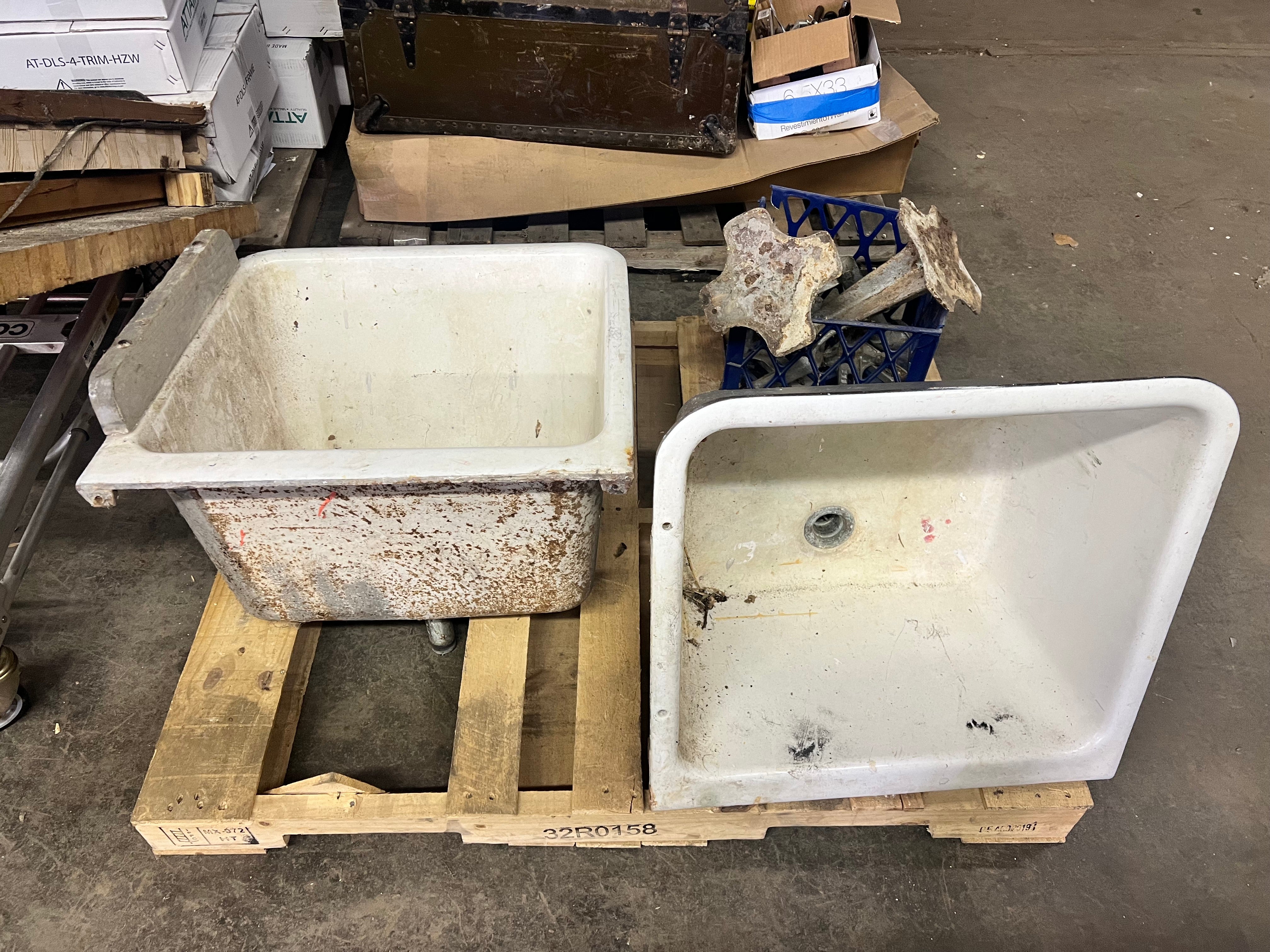 Twin Cast Iron Sink