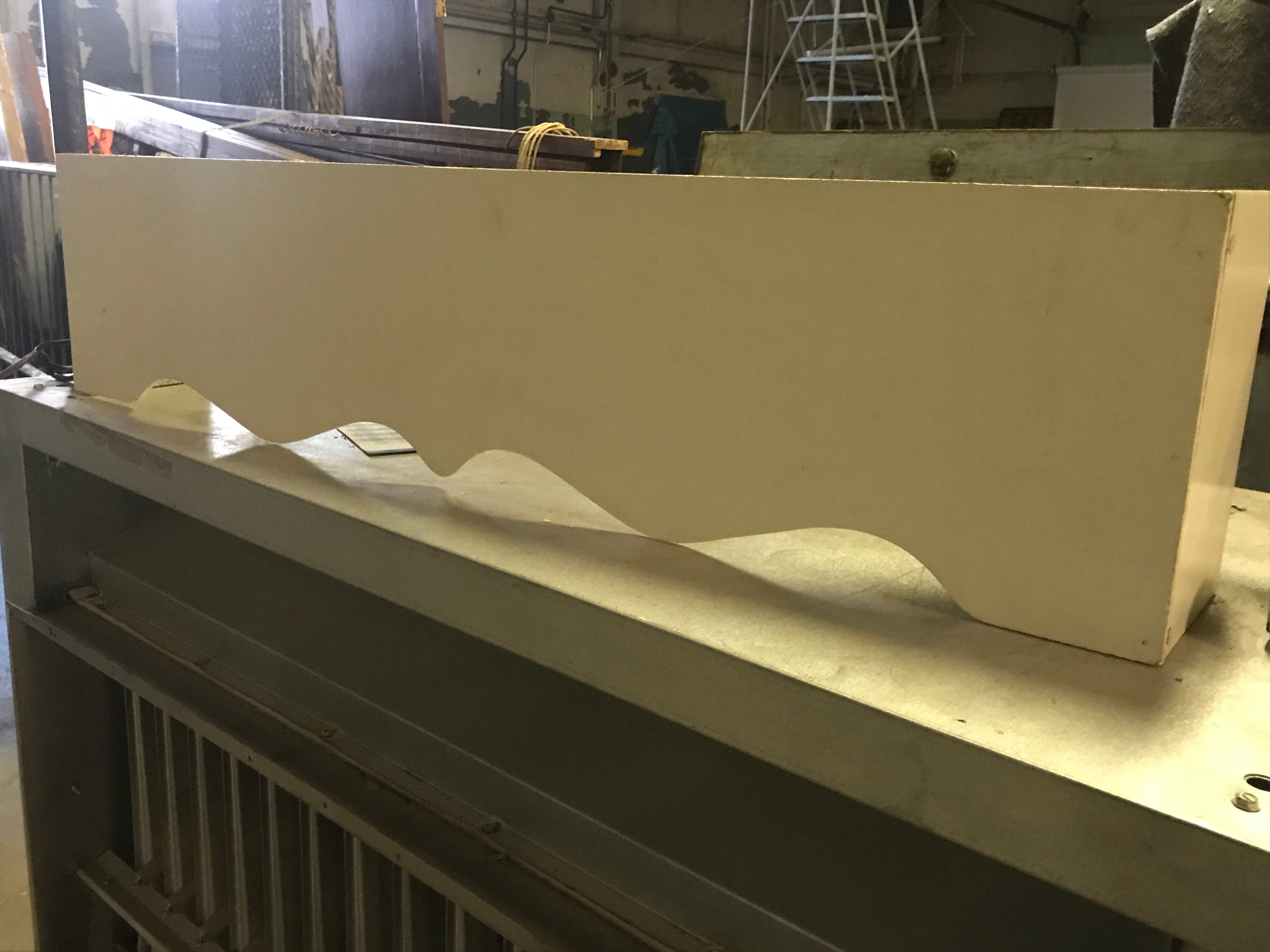 Wood valance