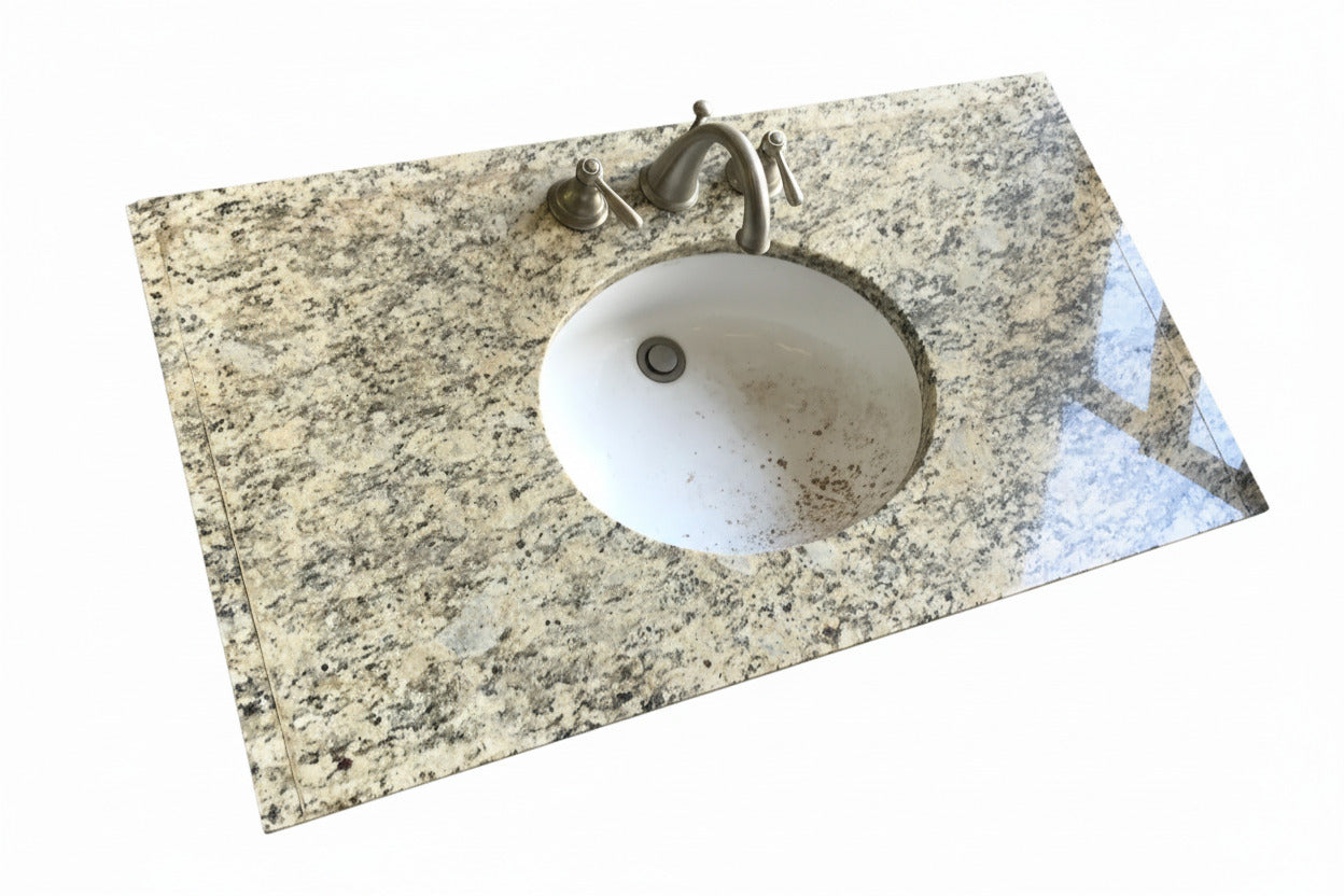 Granite Vanity Top with Undermount Sink & Faucet