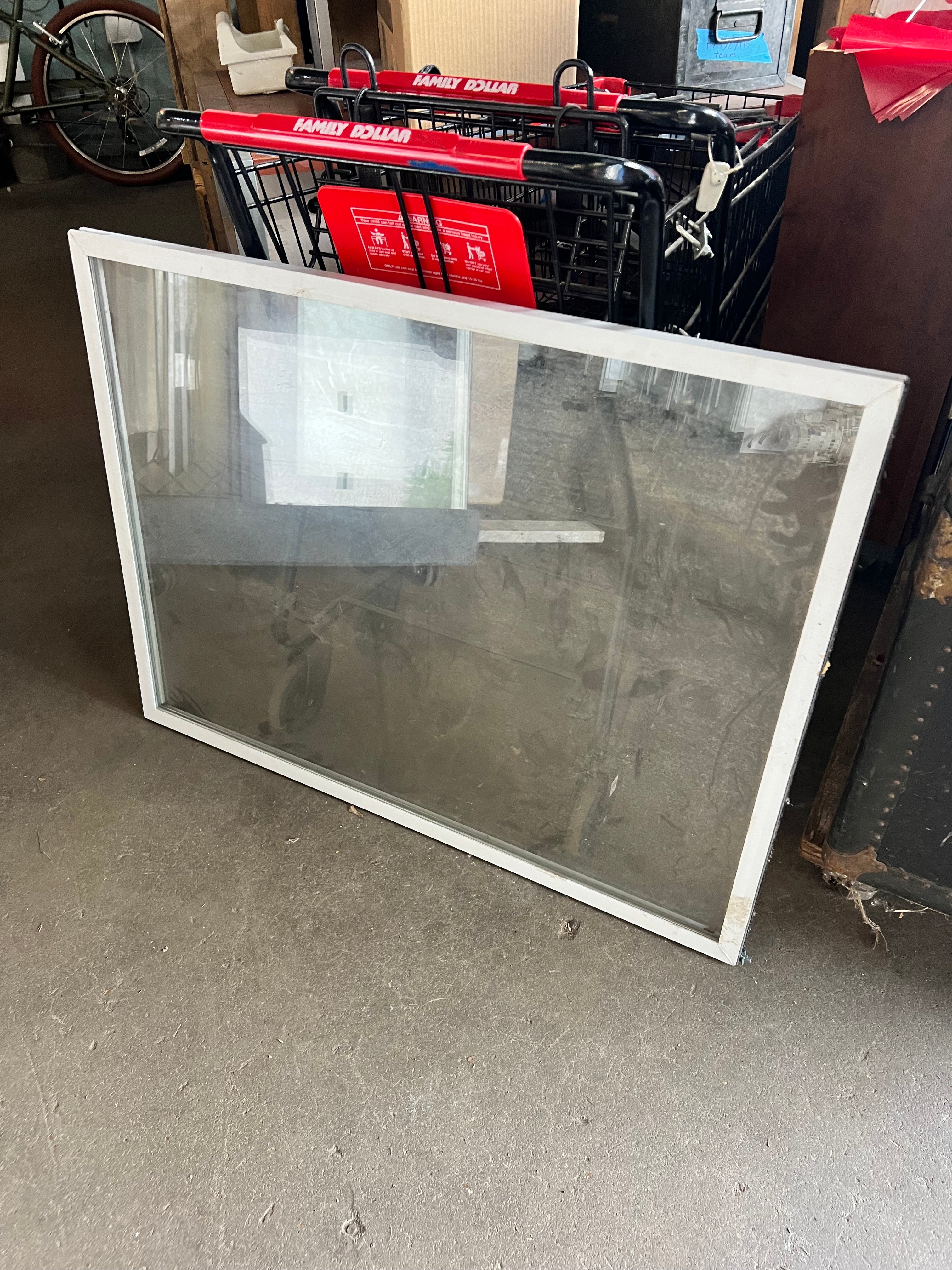 Storm glass window