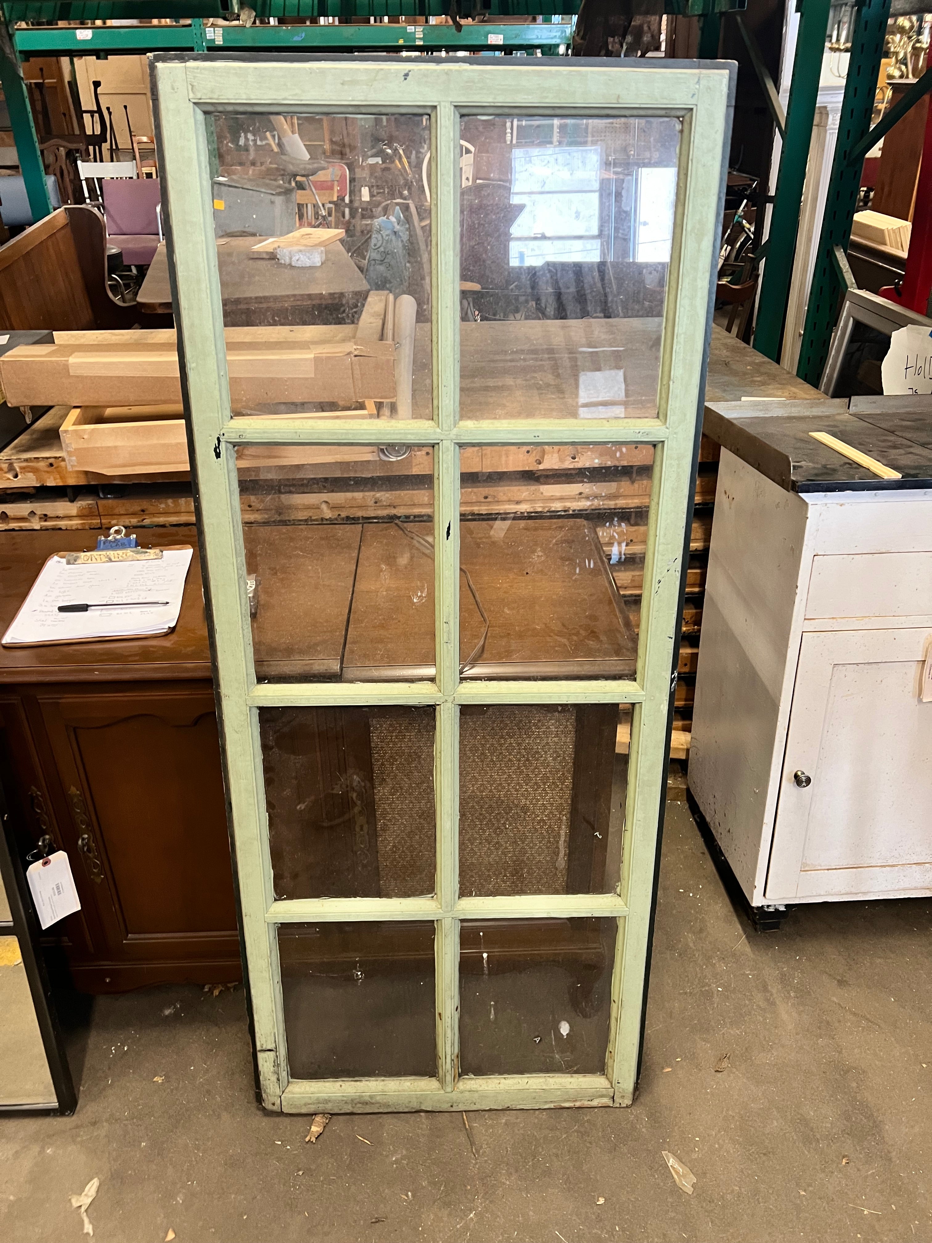 Painted 8 Pane Window