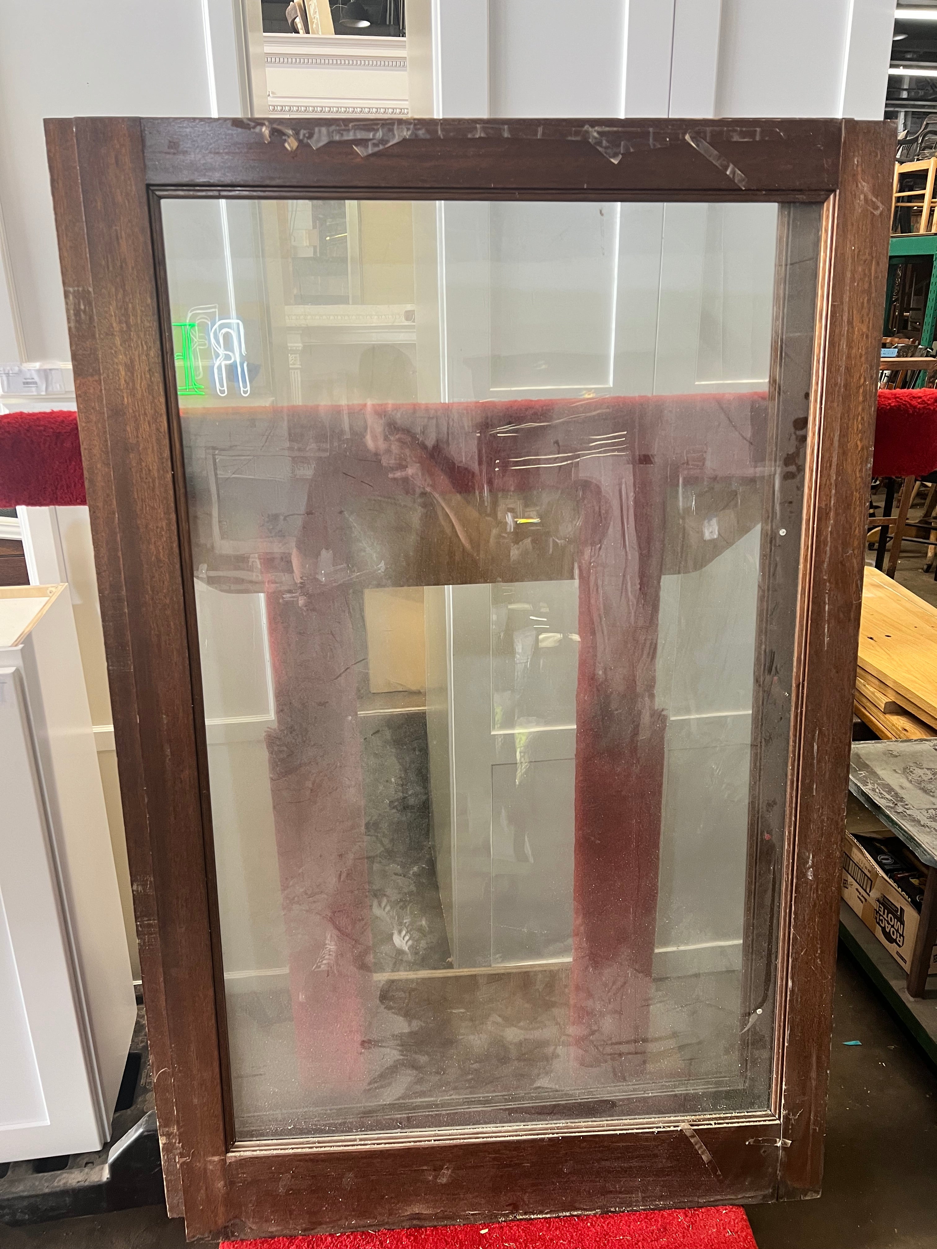 Sliding Wood Frame Glass Door