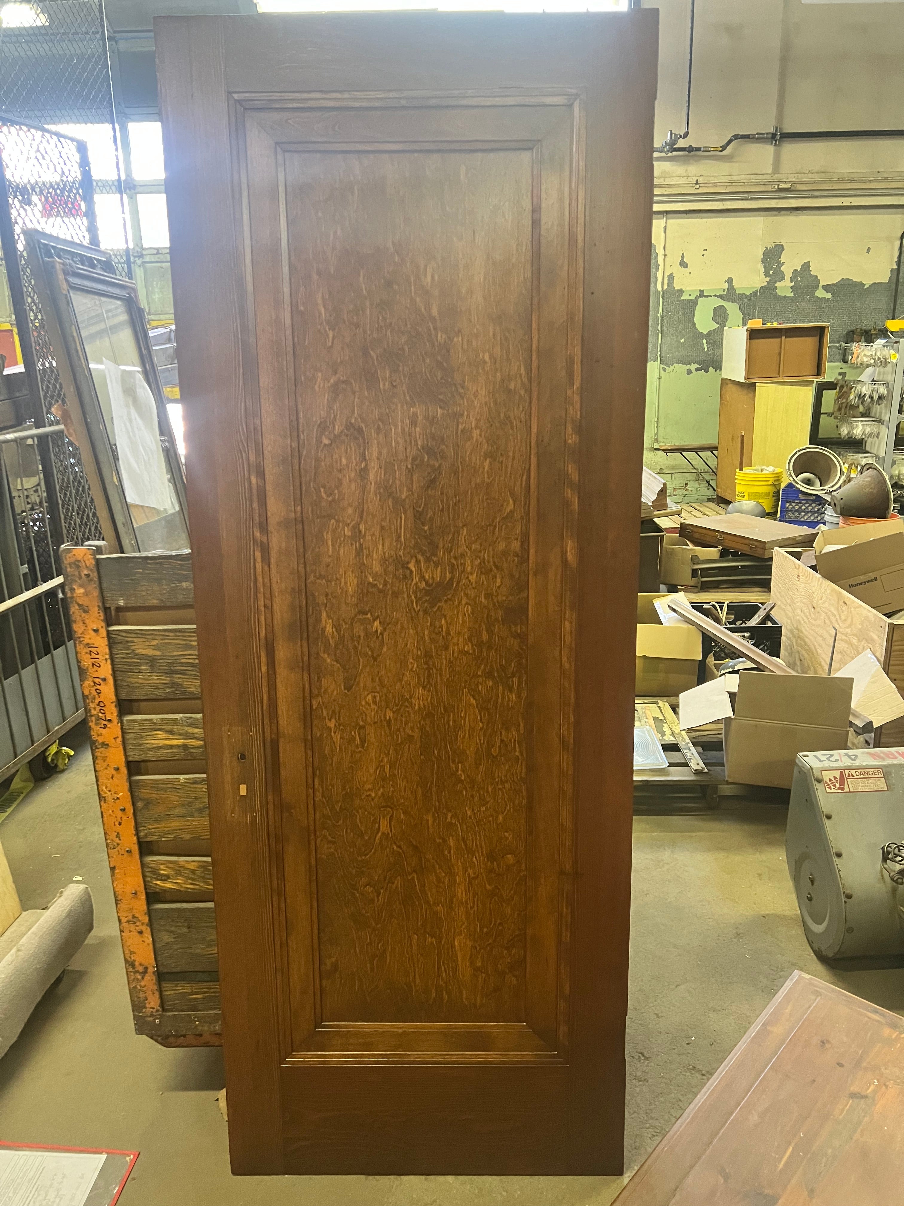 One Panel Stained Door