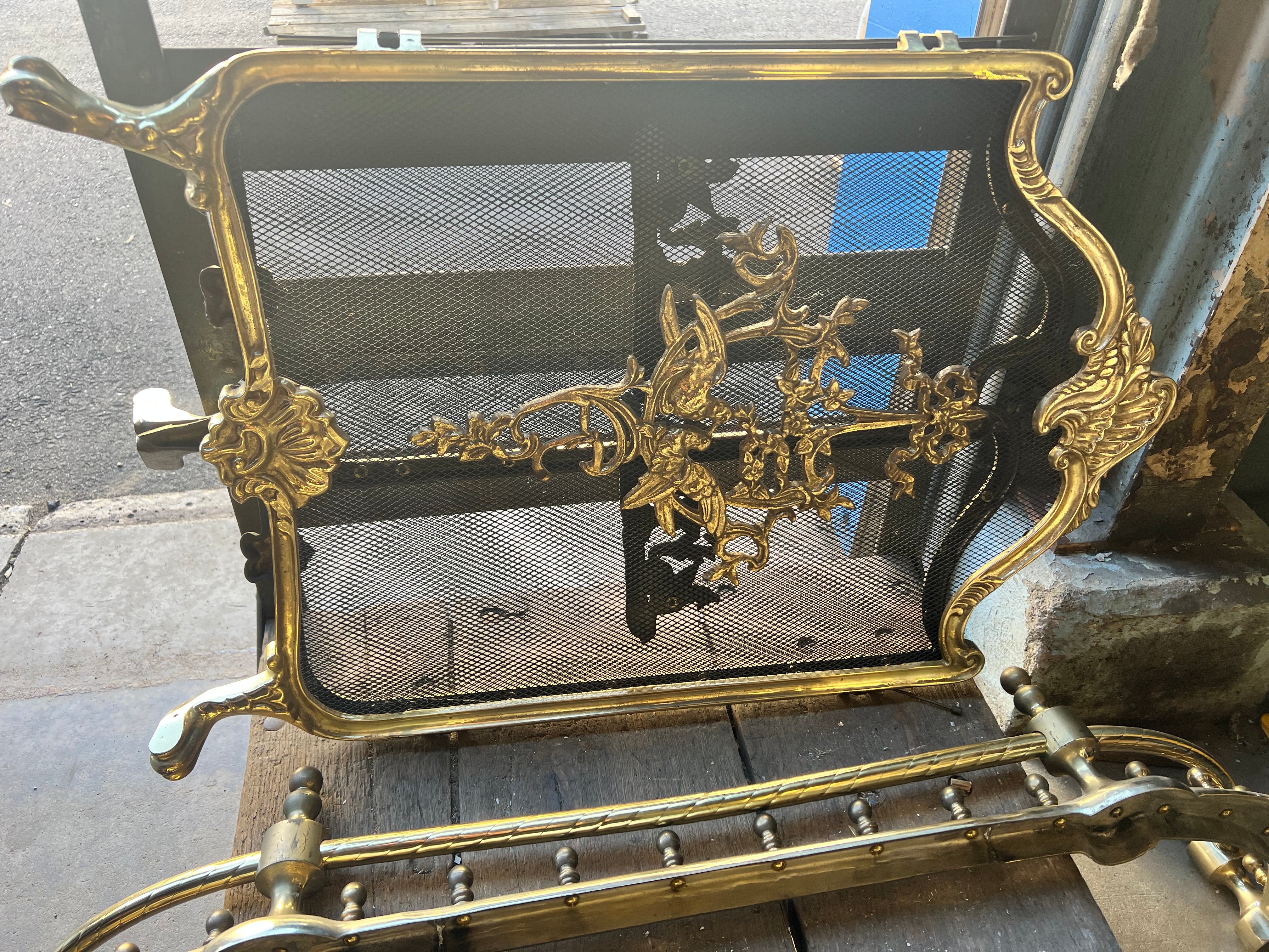 Vintage Fireplace Set