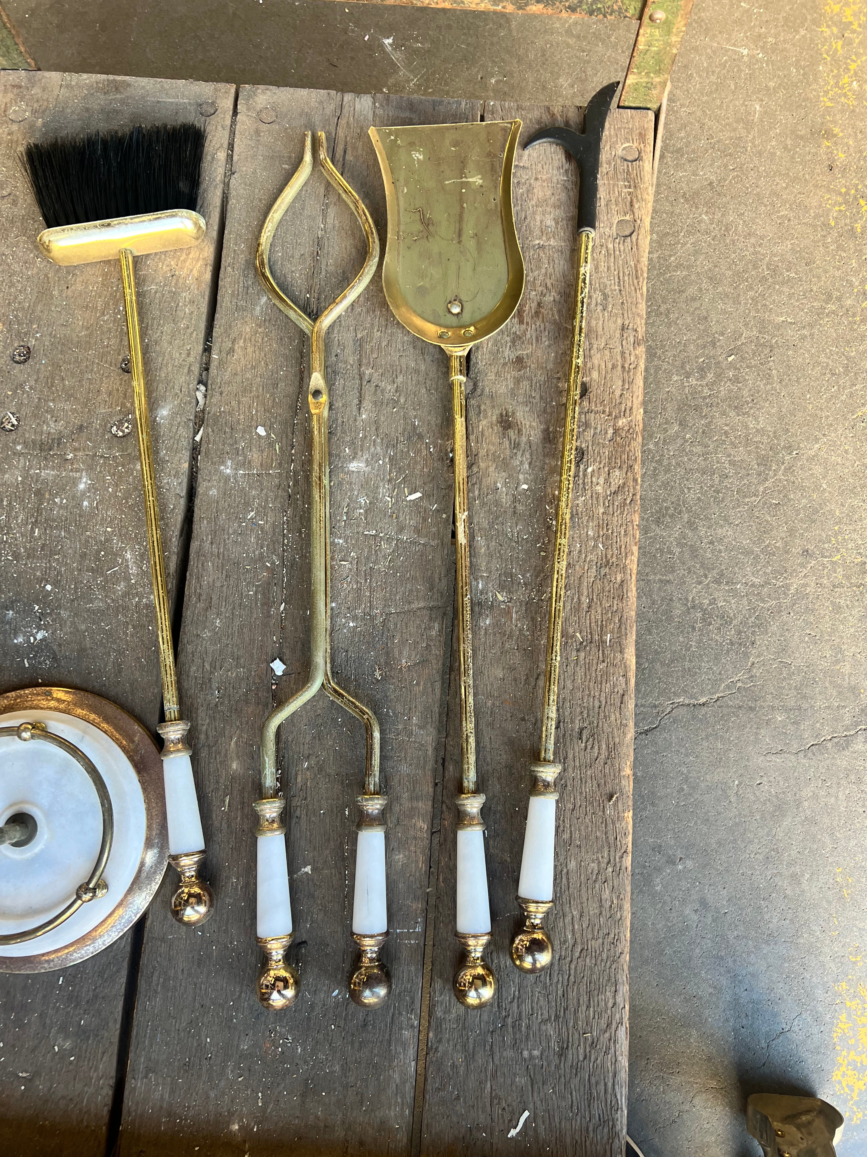 Vintage Fireplace Set
