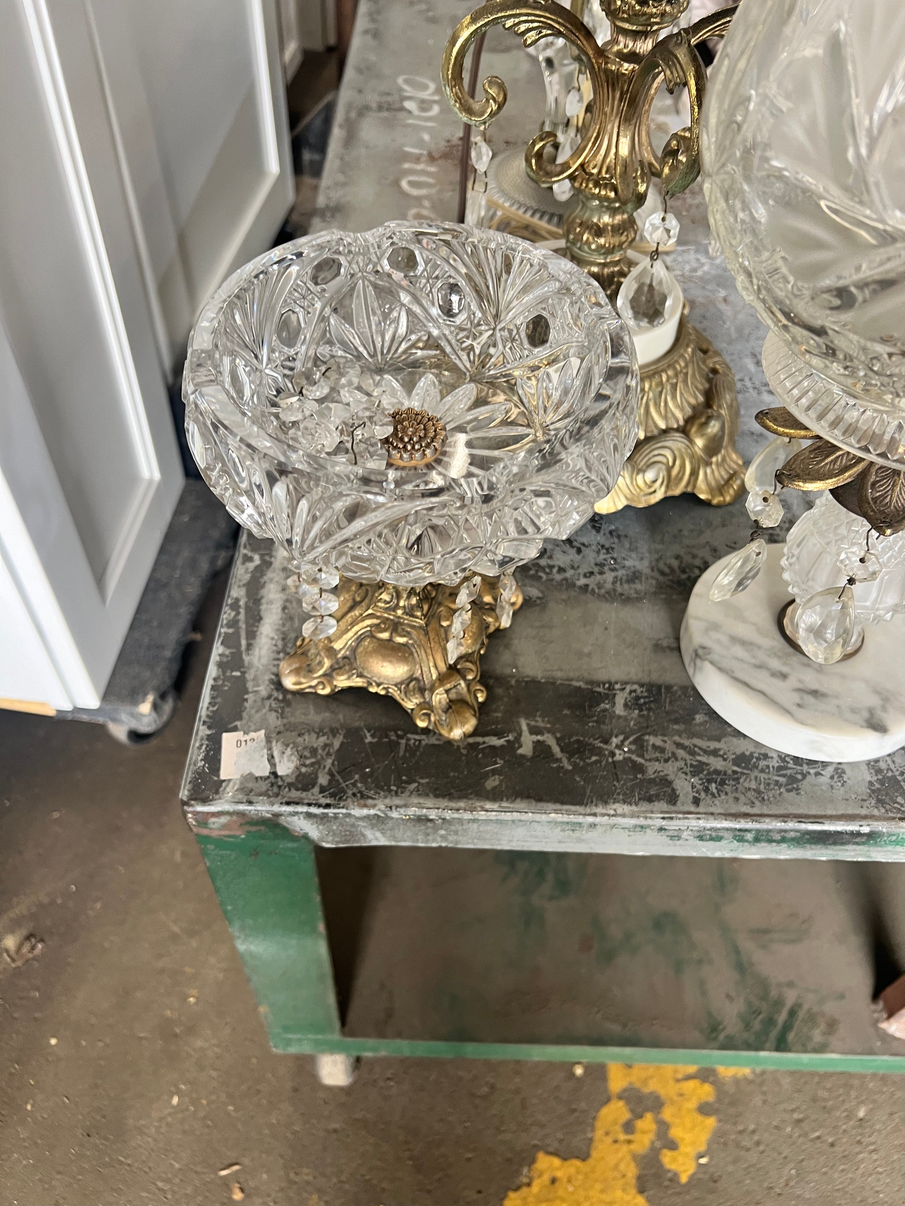 Vintage Crystal Ashtray