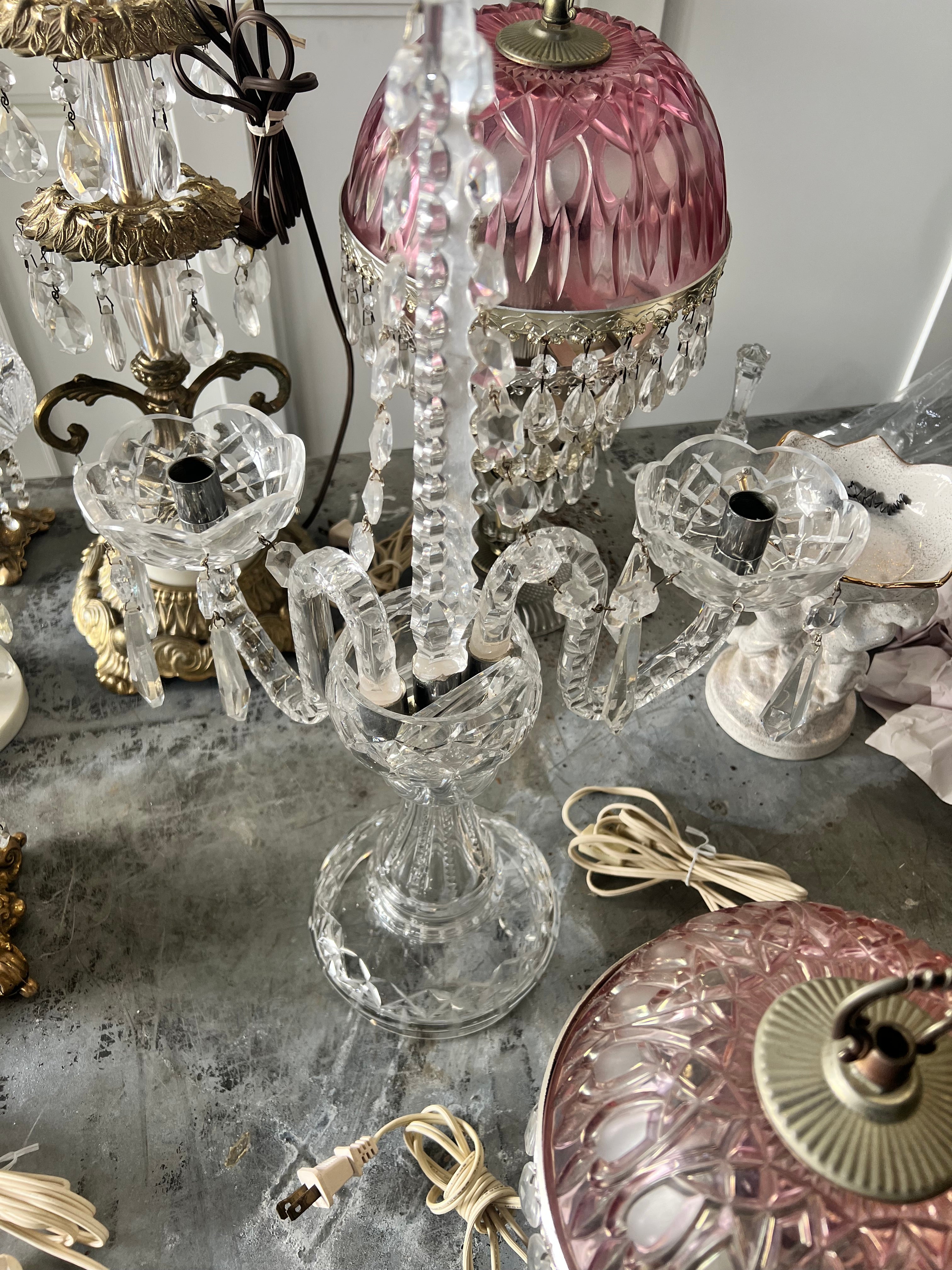 Vintage Crystal Waterford Candelabra