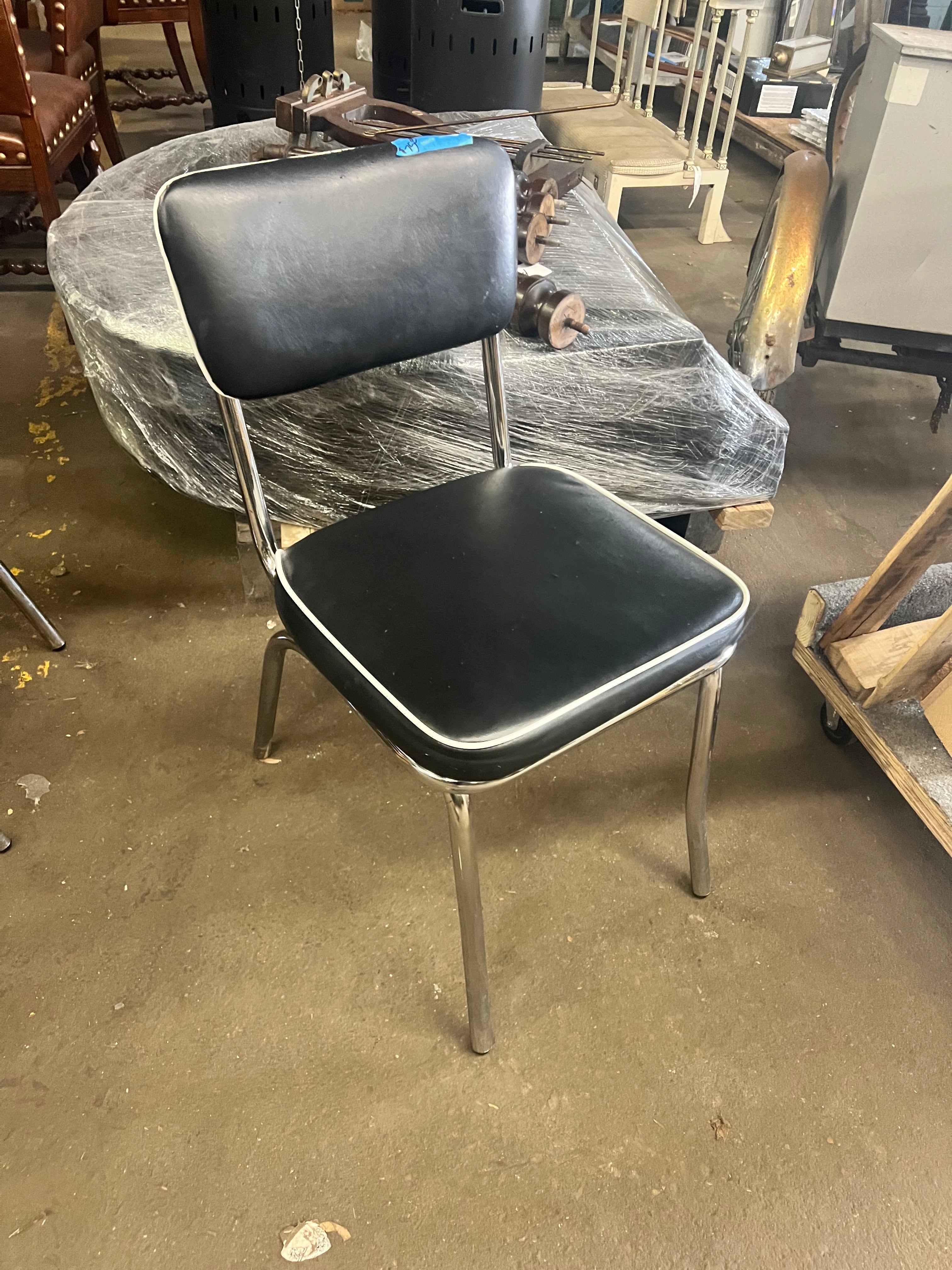 Black Cushion Chair