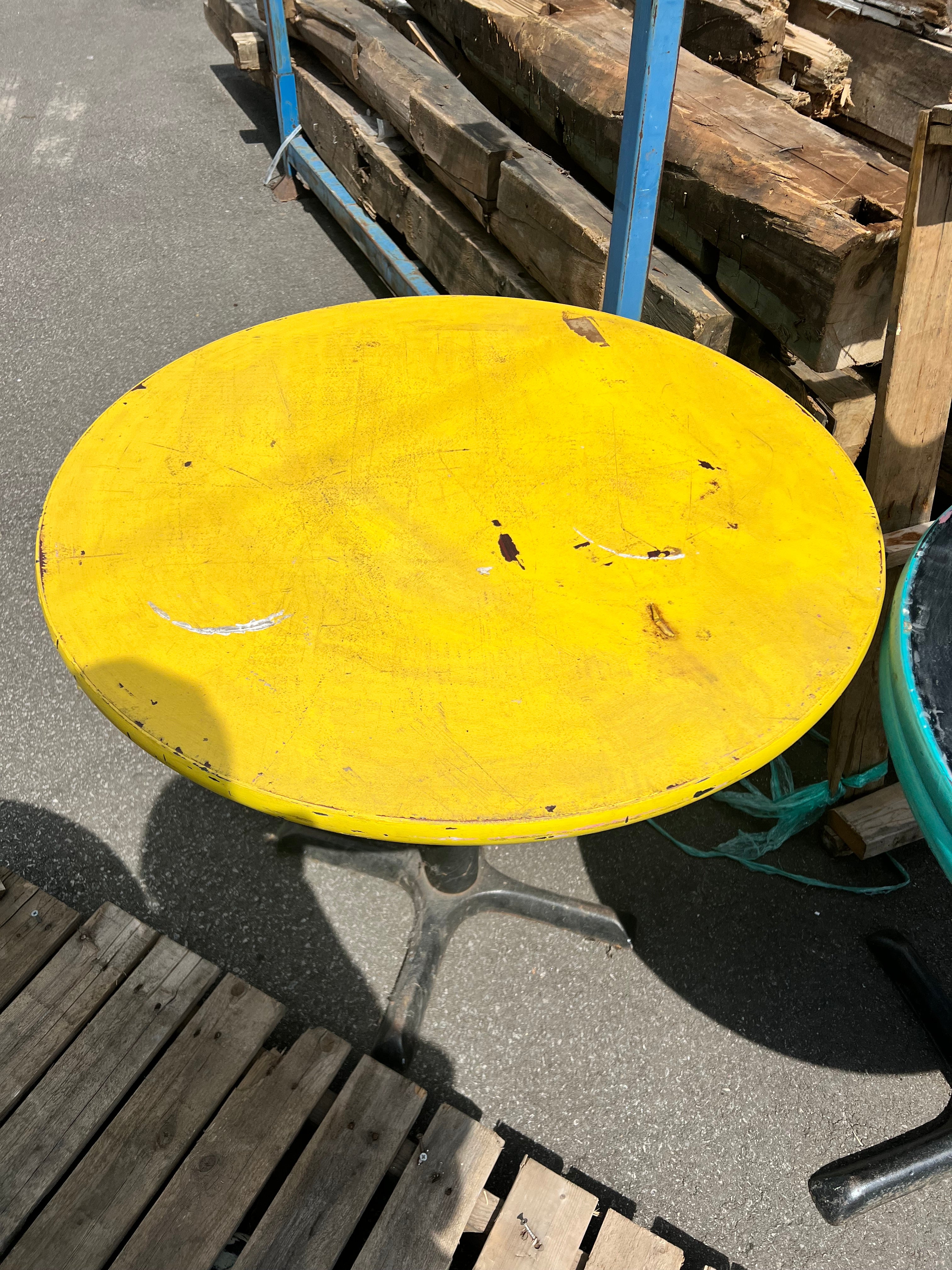 Painted Round Top Table