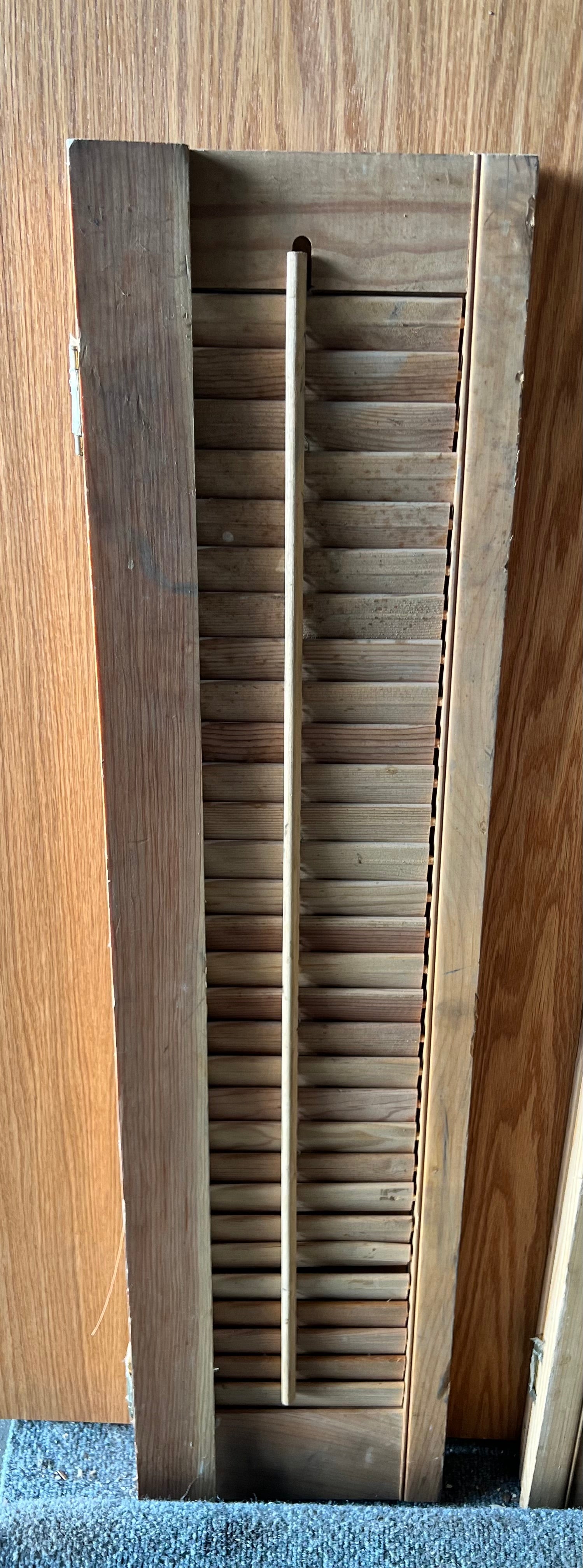Wooden Window Louver Shutters
