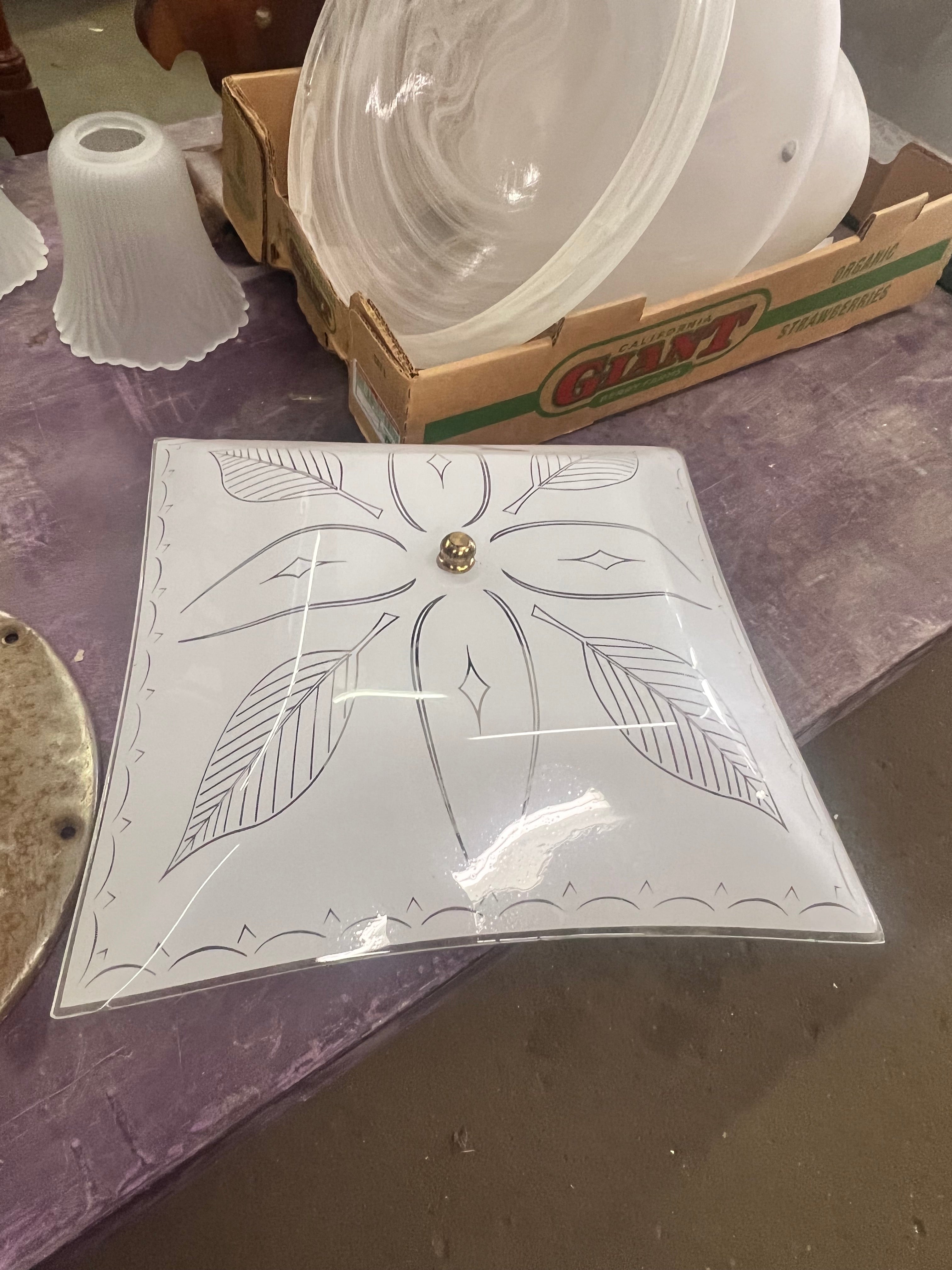 Floral Printed Wall light