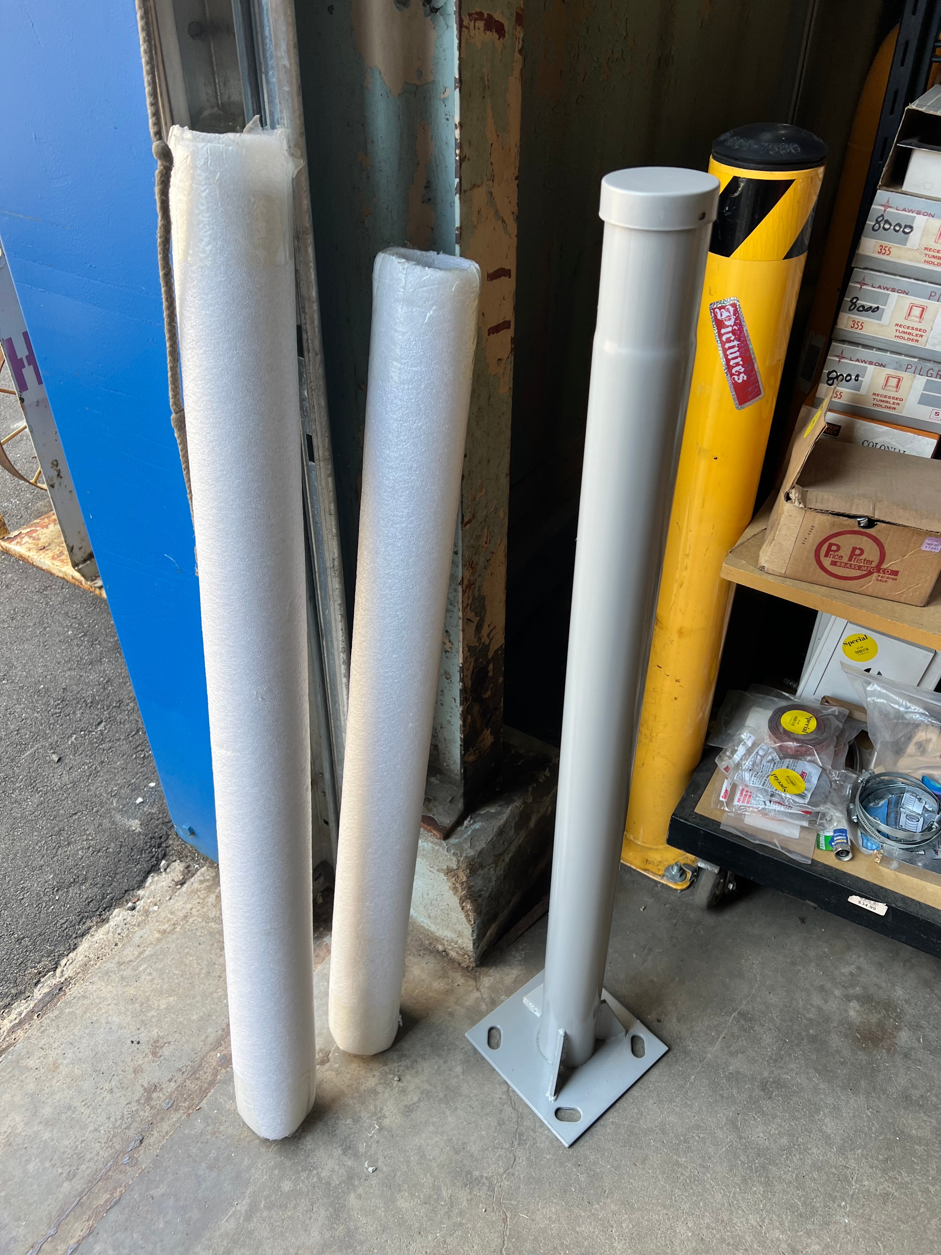 Metal Sun Shade Post