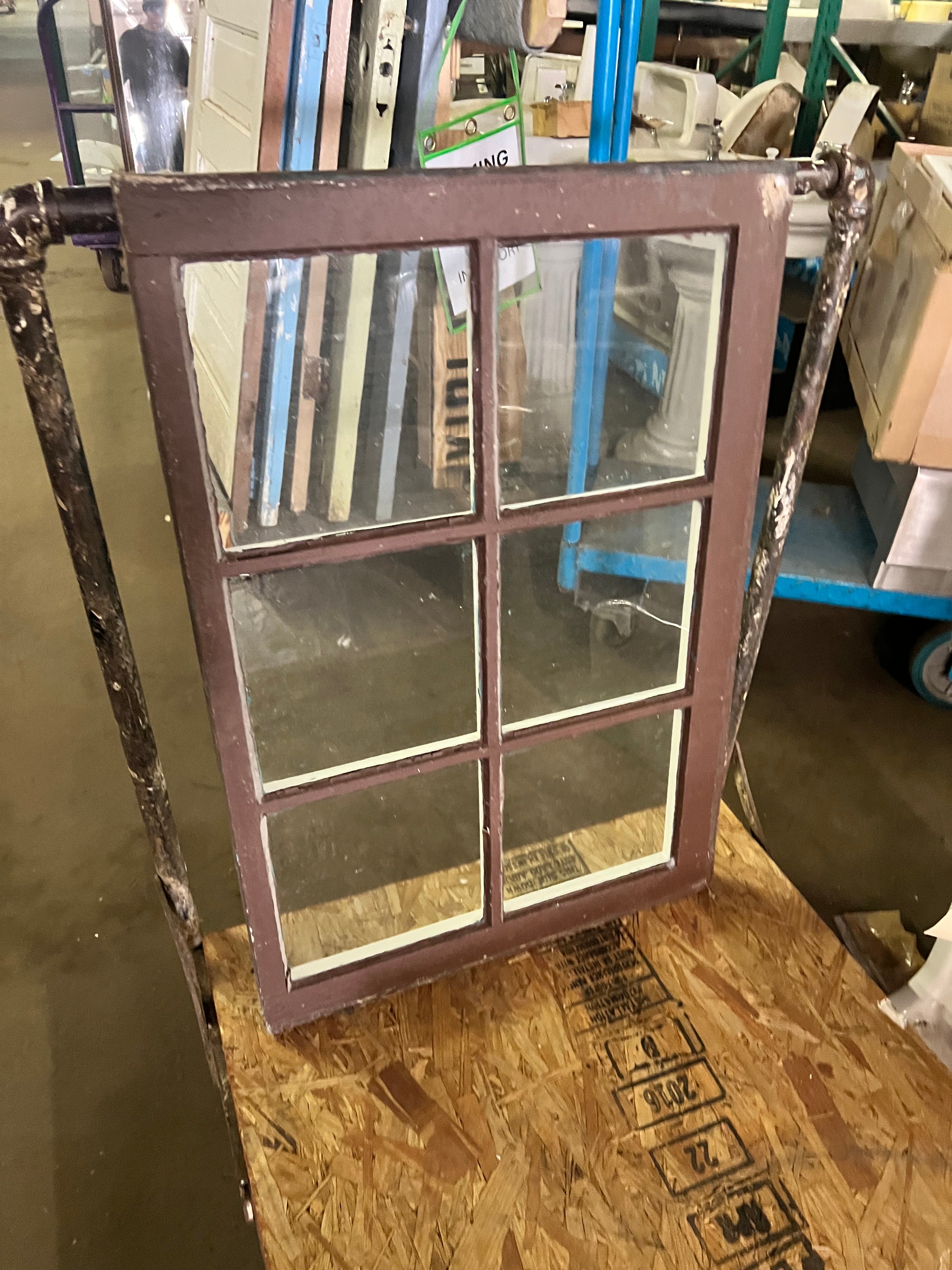 6 Pane Painted Upper Window