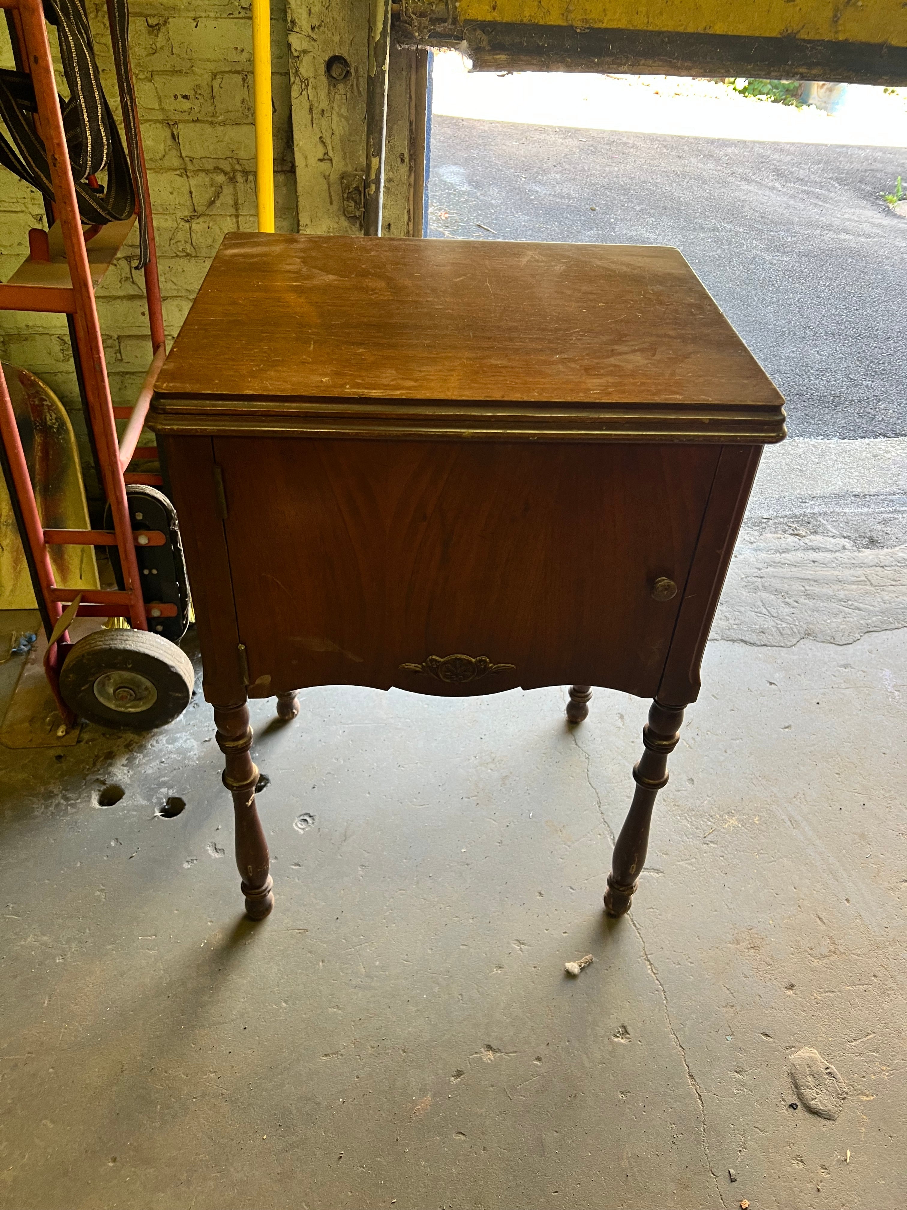 Stained Sewing Table
