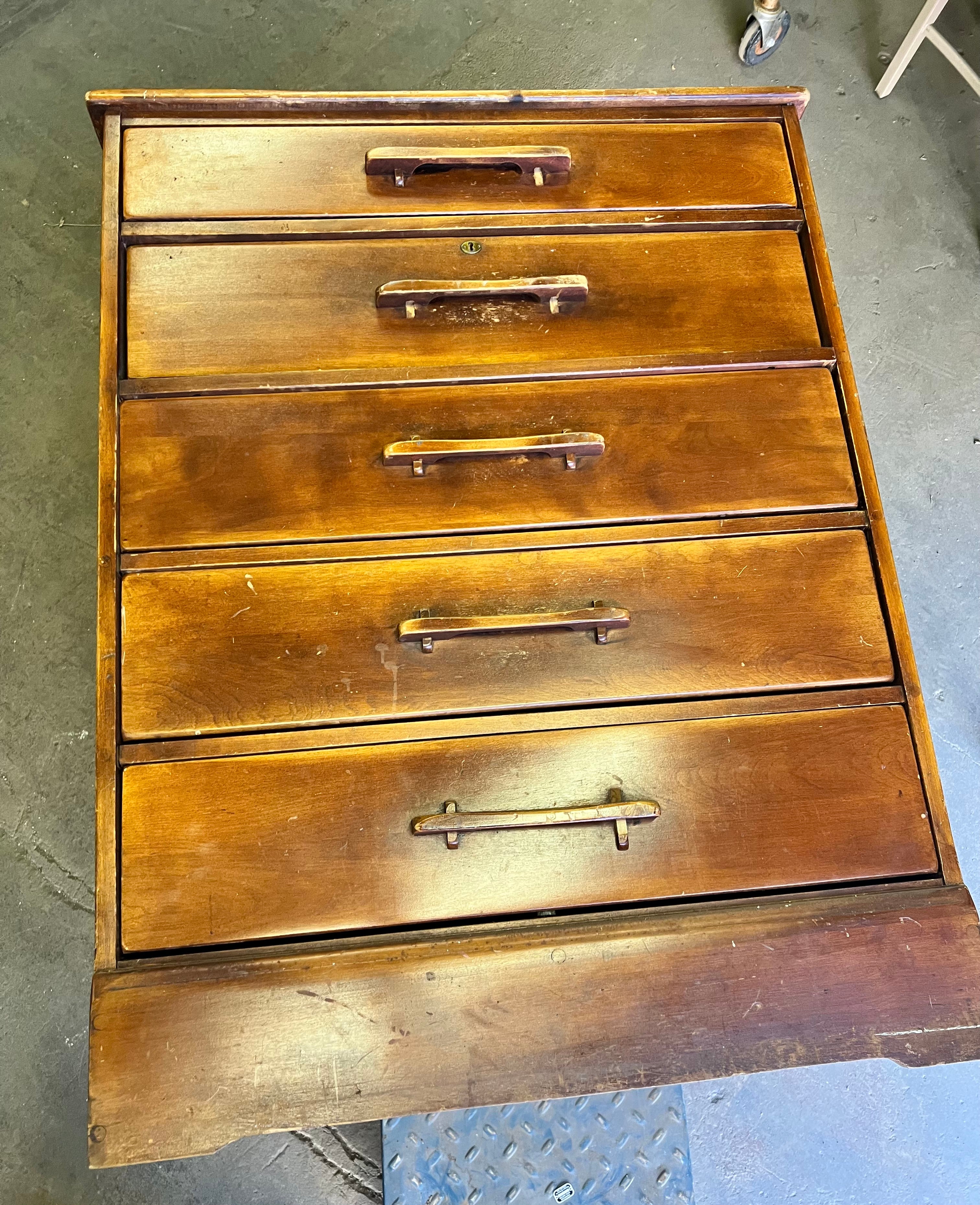 Stained Wood Chest