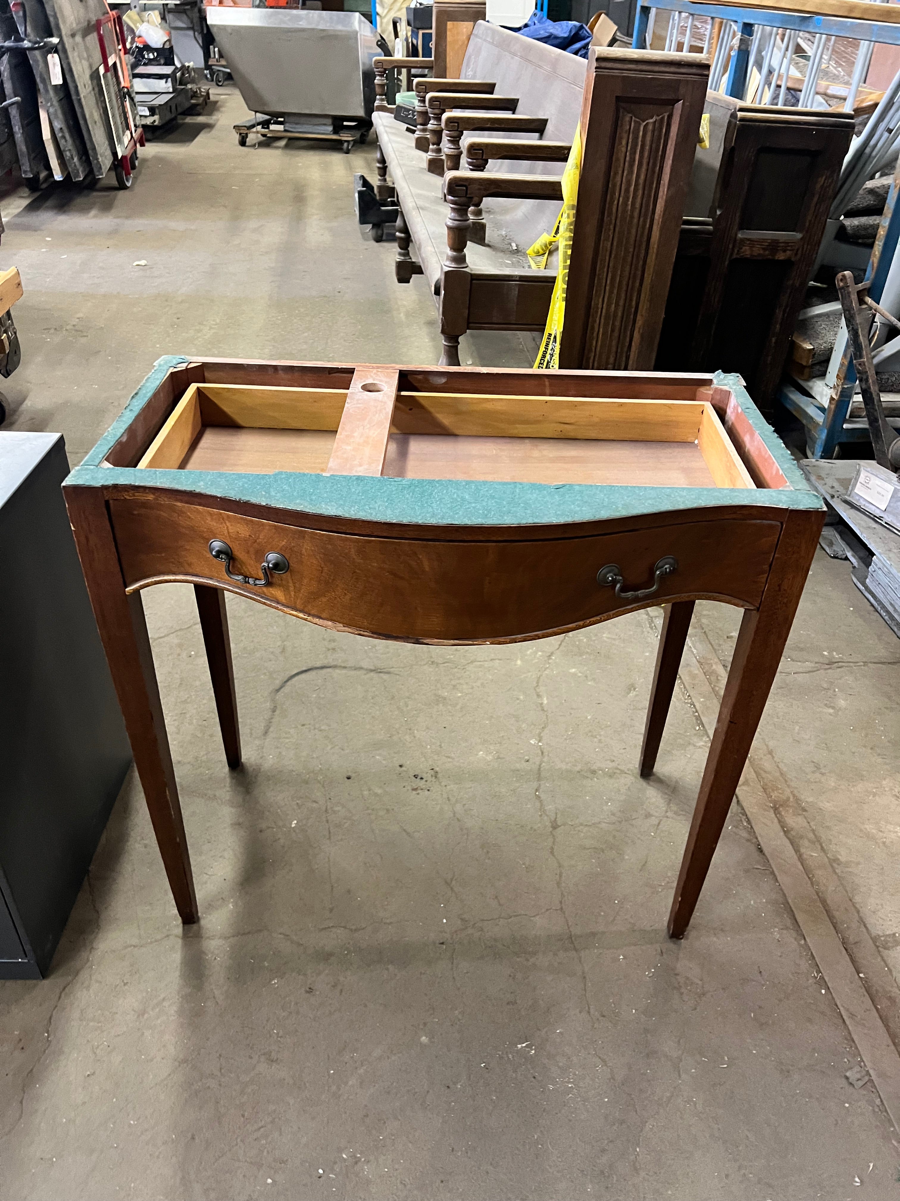 Stained Wooden Console