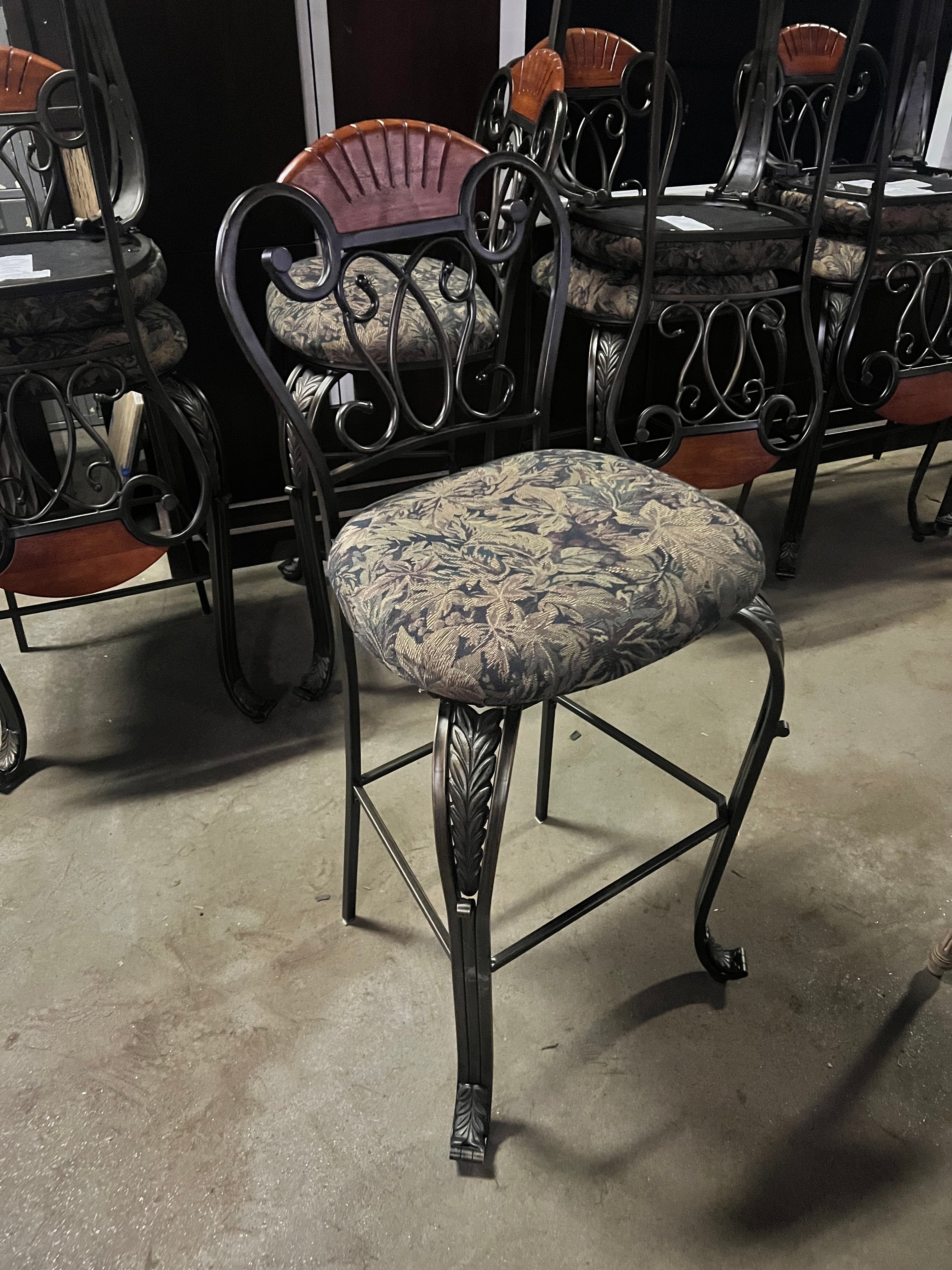 Ashley Stool (Metal & Wood)