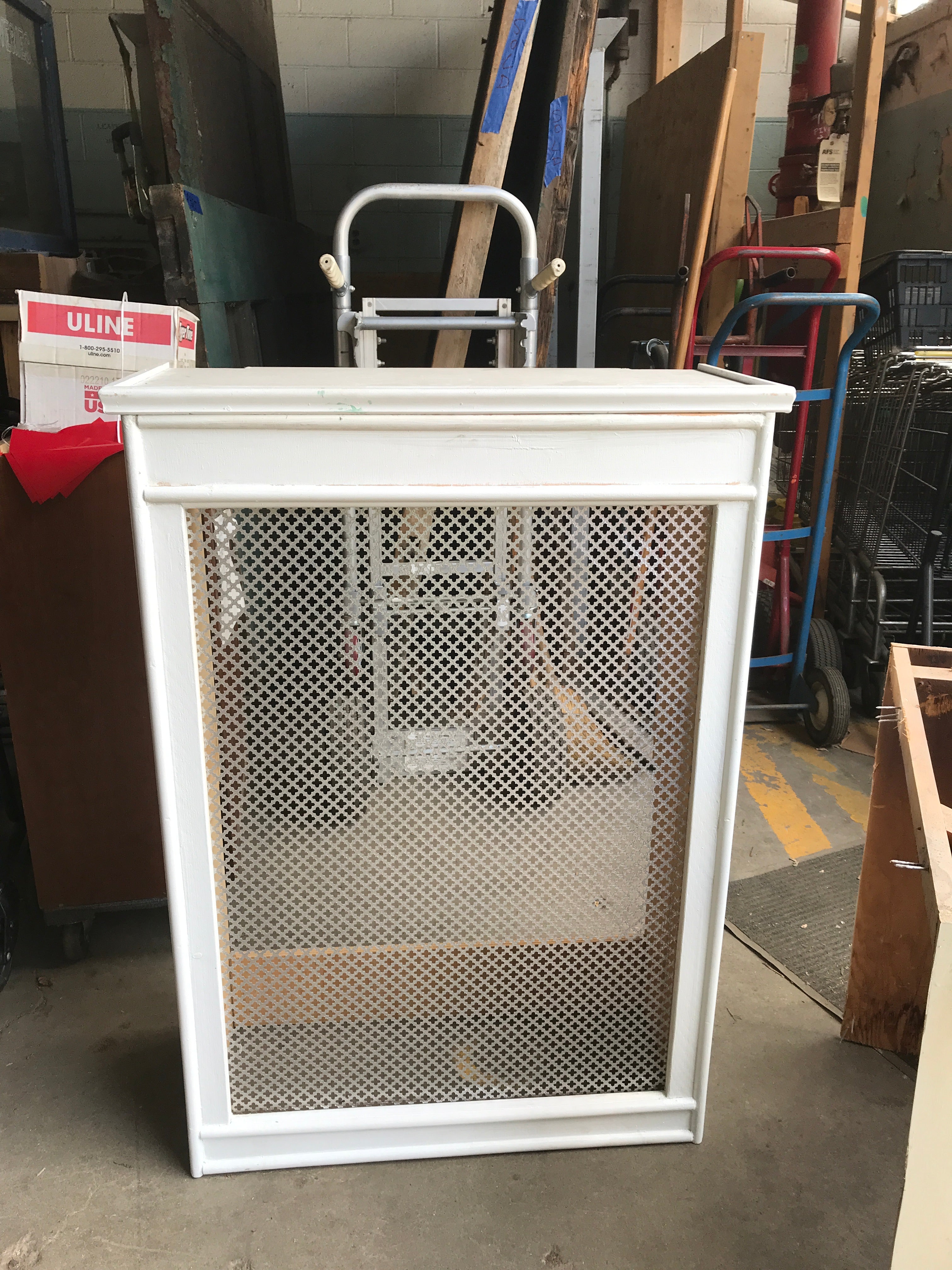 Wood radiator cover