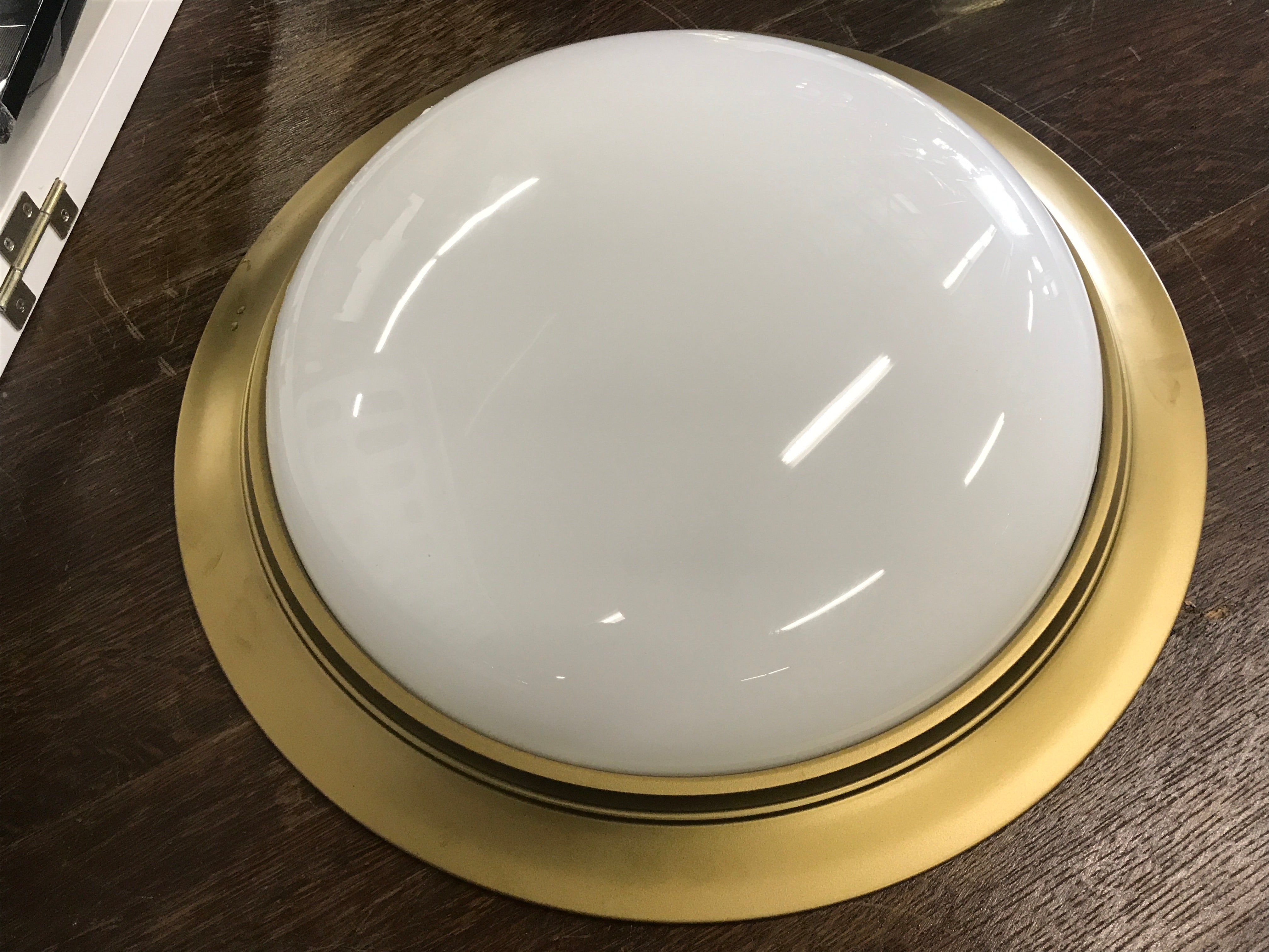 Brass dome light
