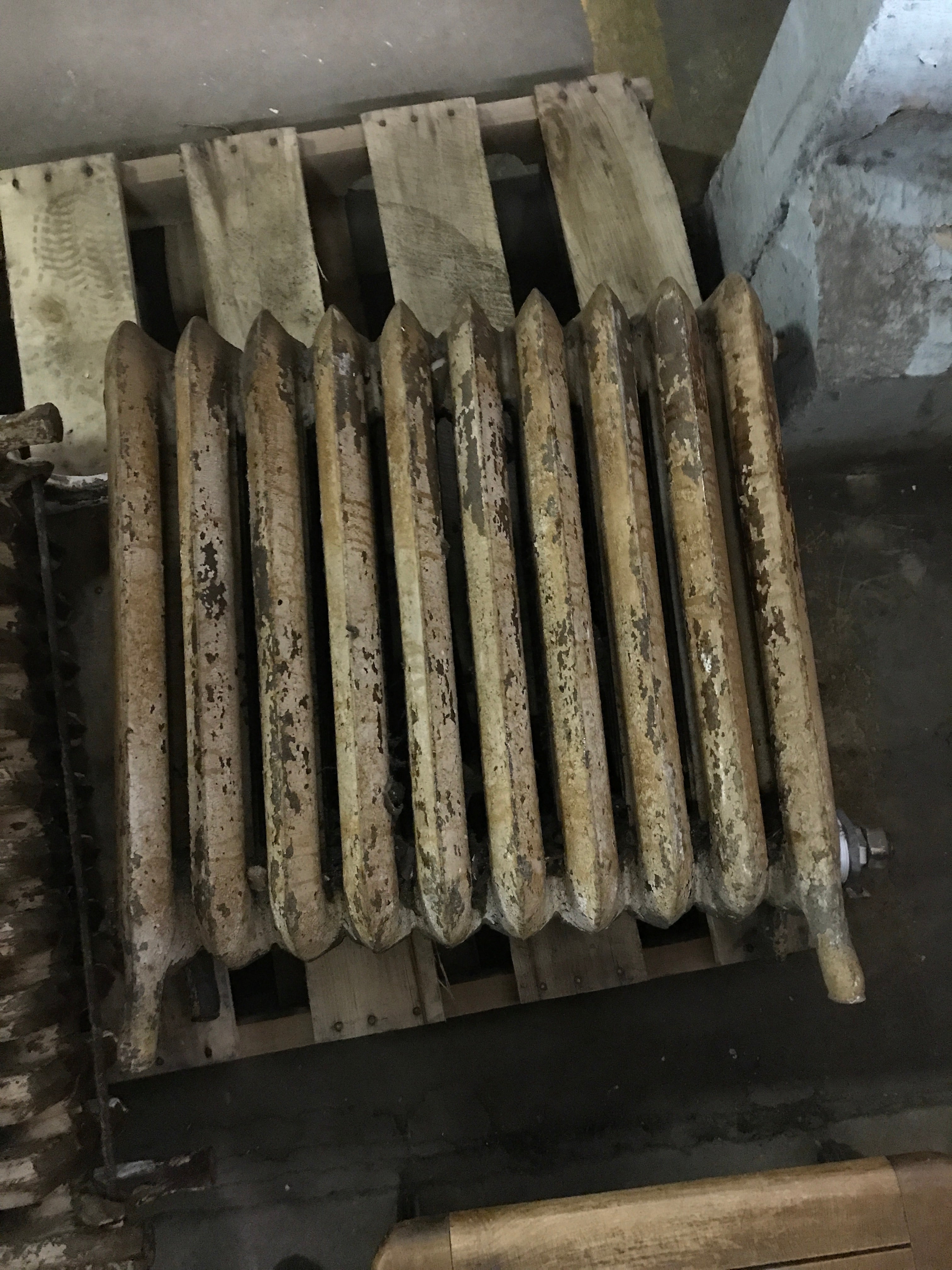 Ten fin radiator
