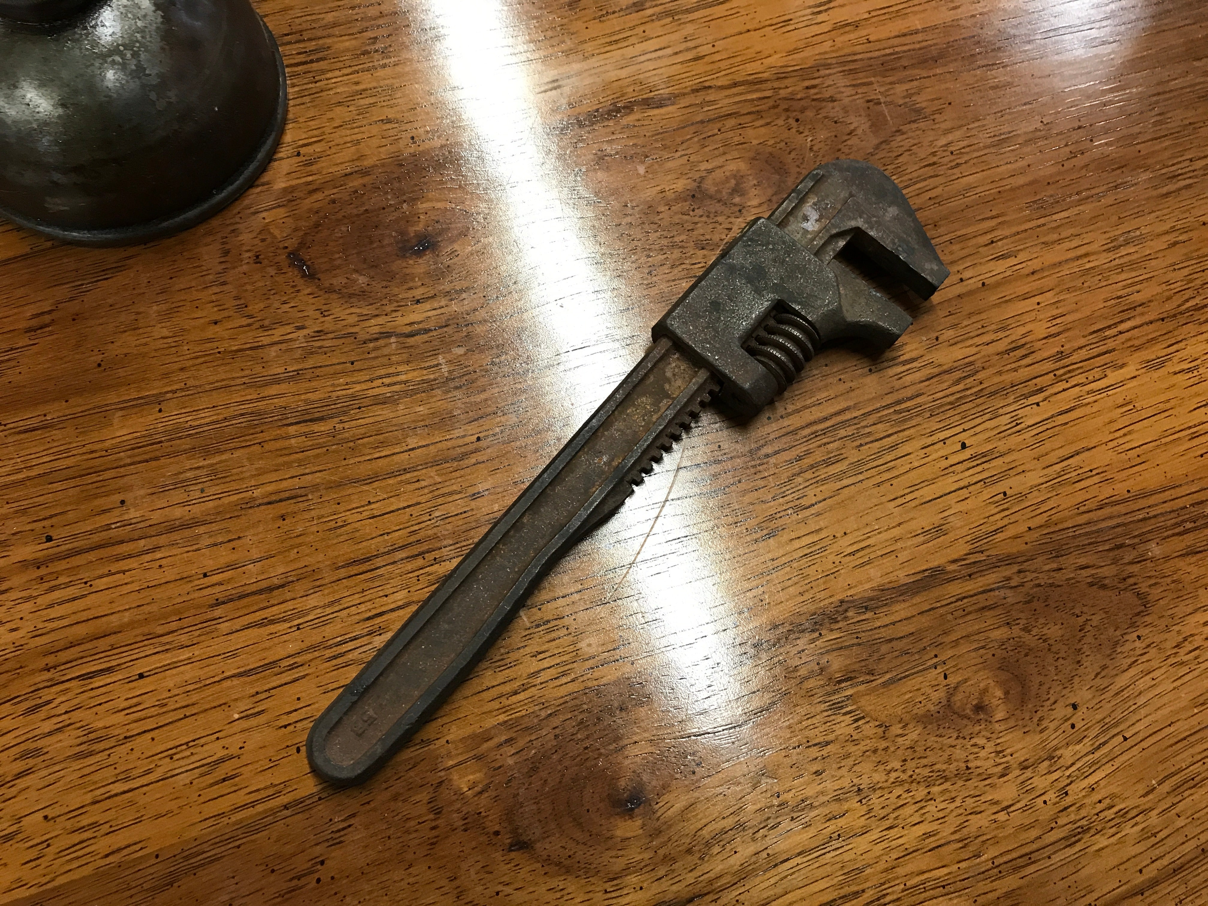 Antique metal Pipe Wrench