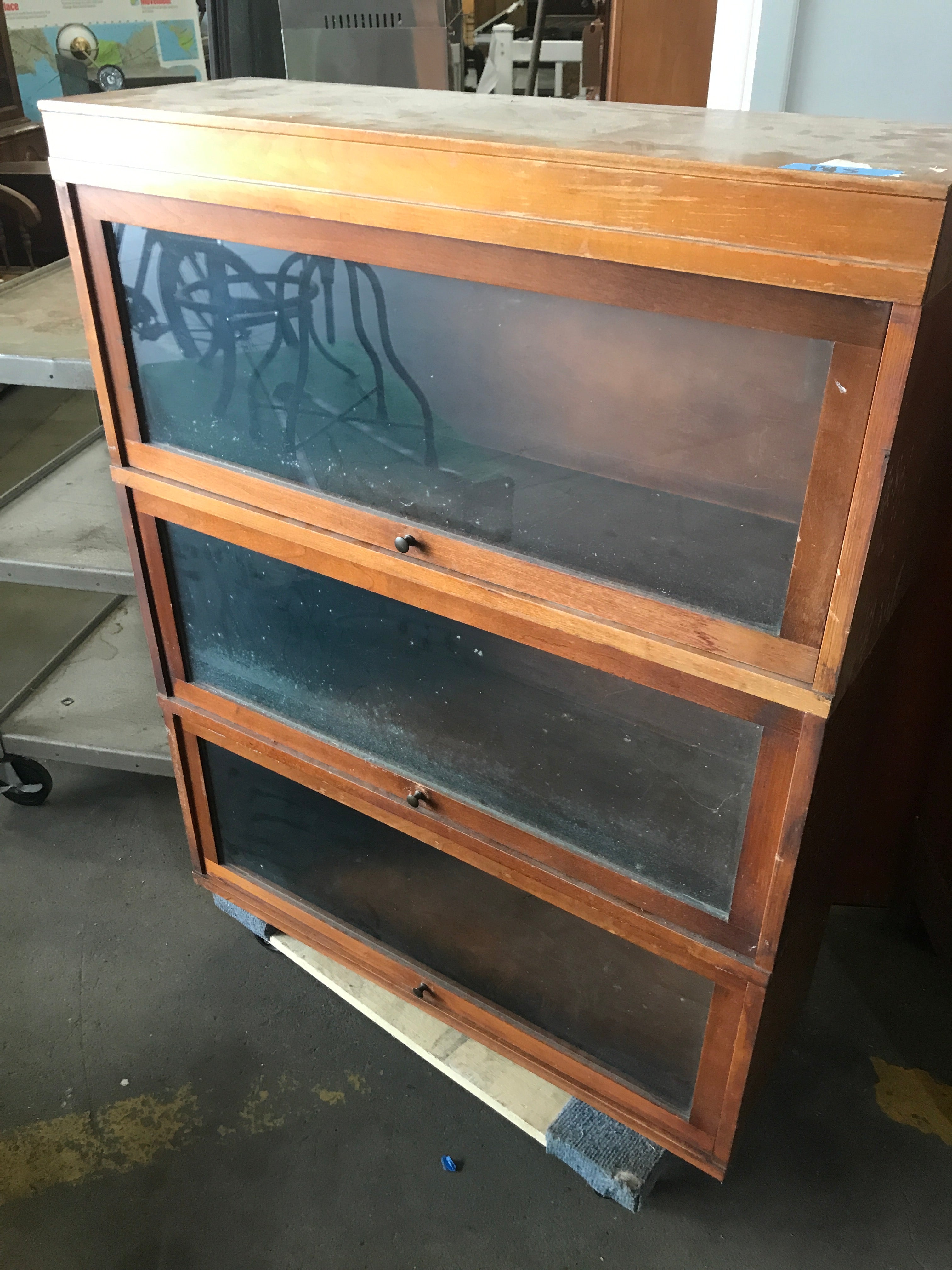 Barrister Wood Storage Bookshelf