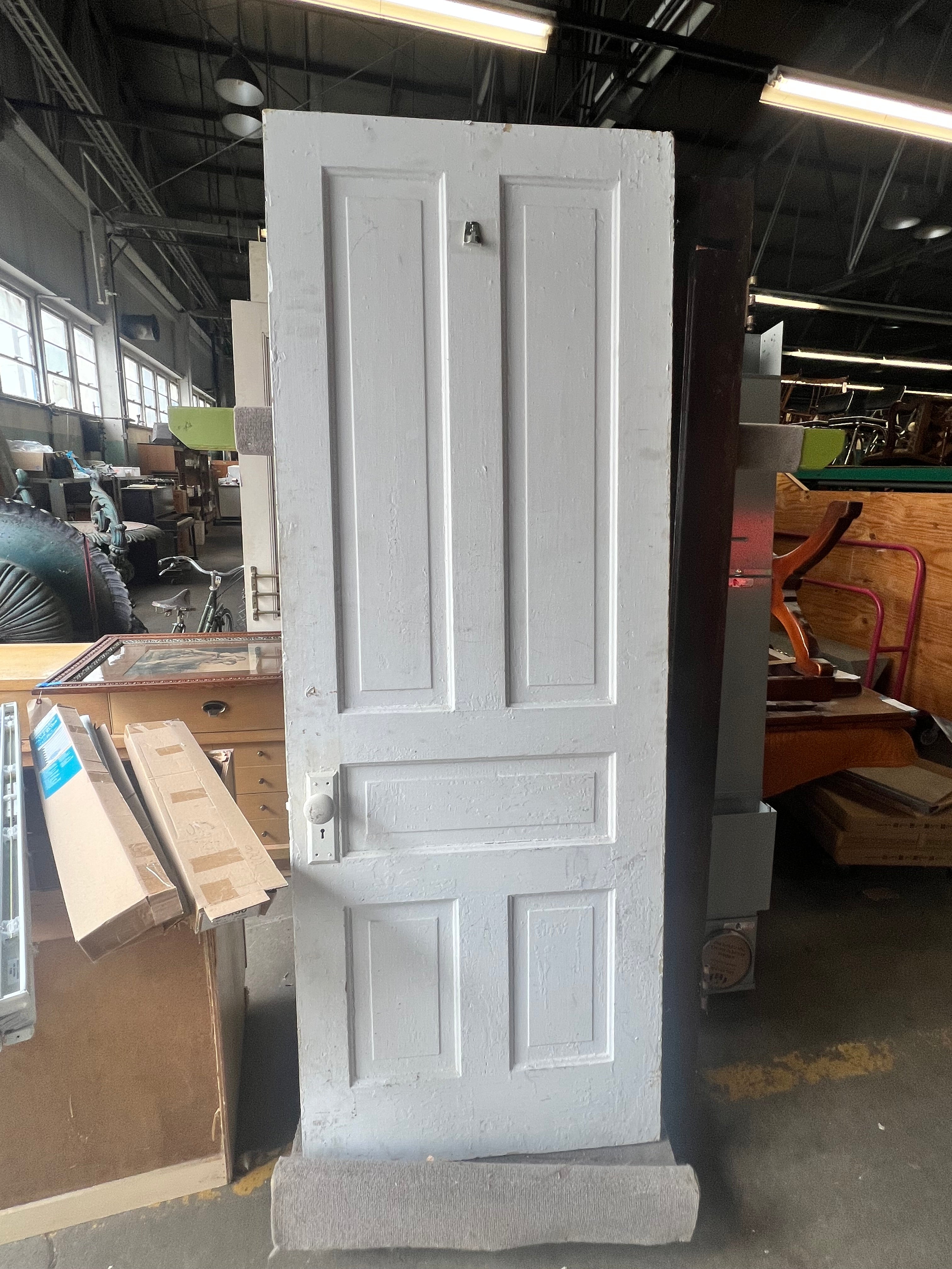 Four Panel painted Door