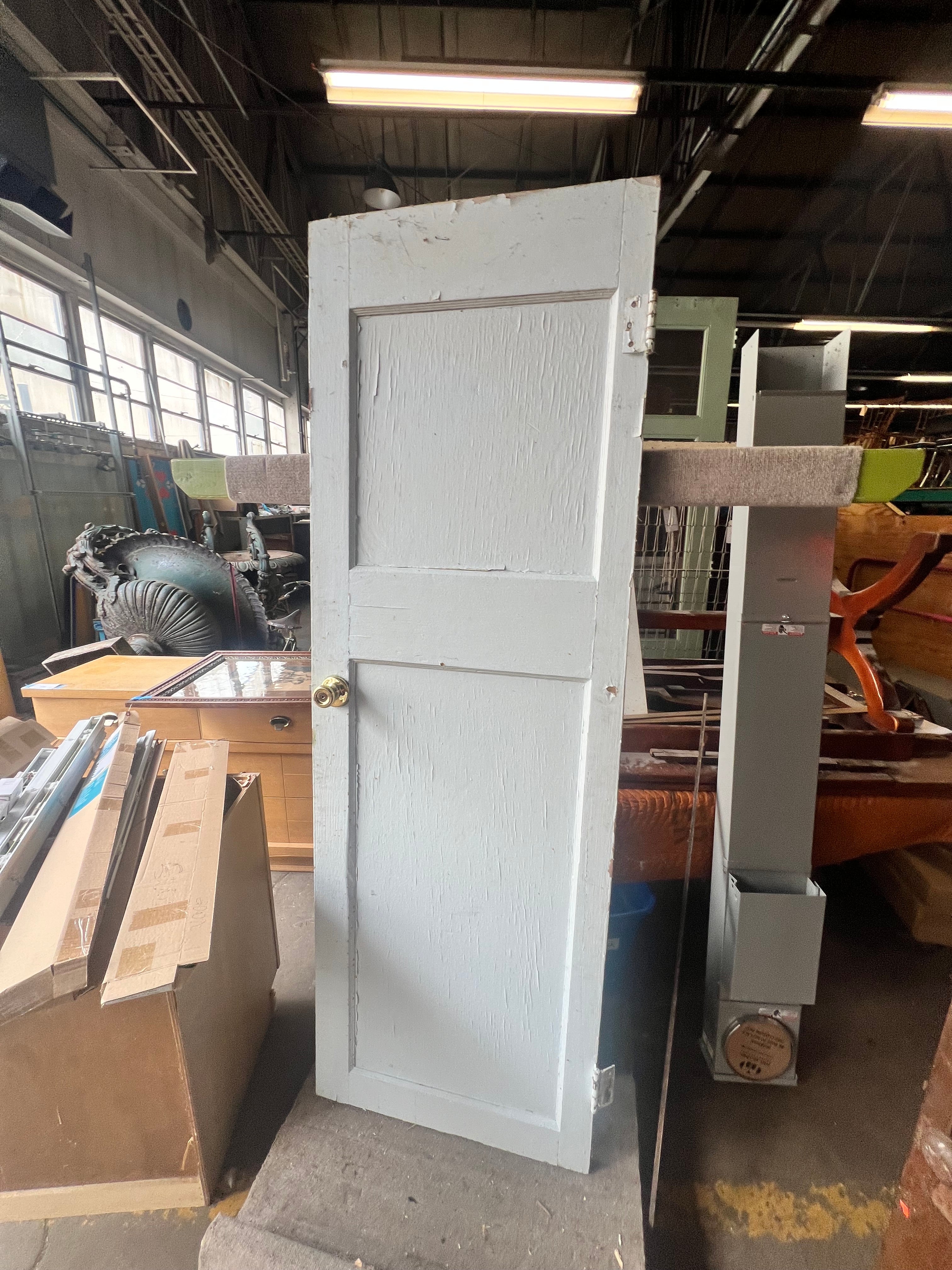 Painted Two Panel Door