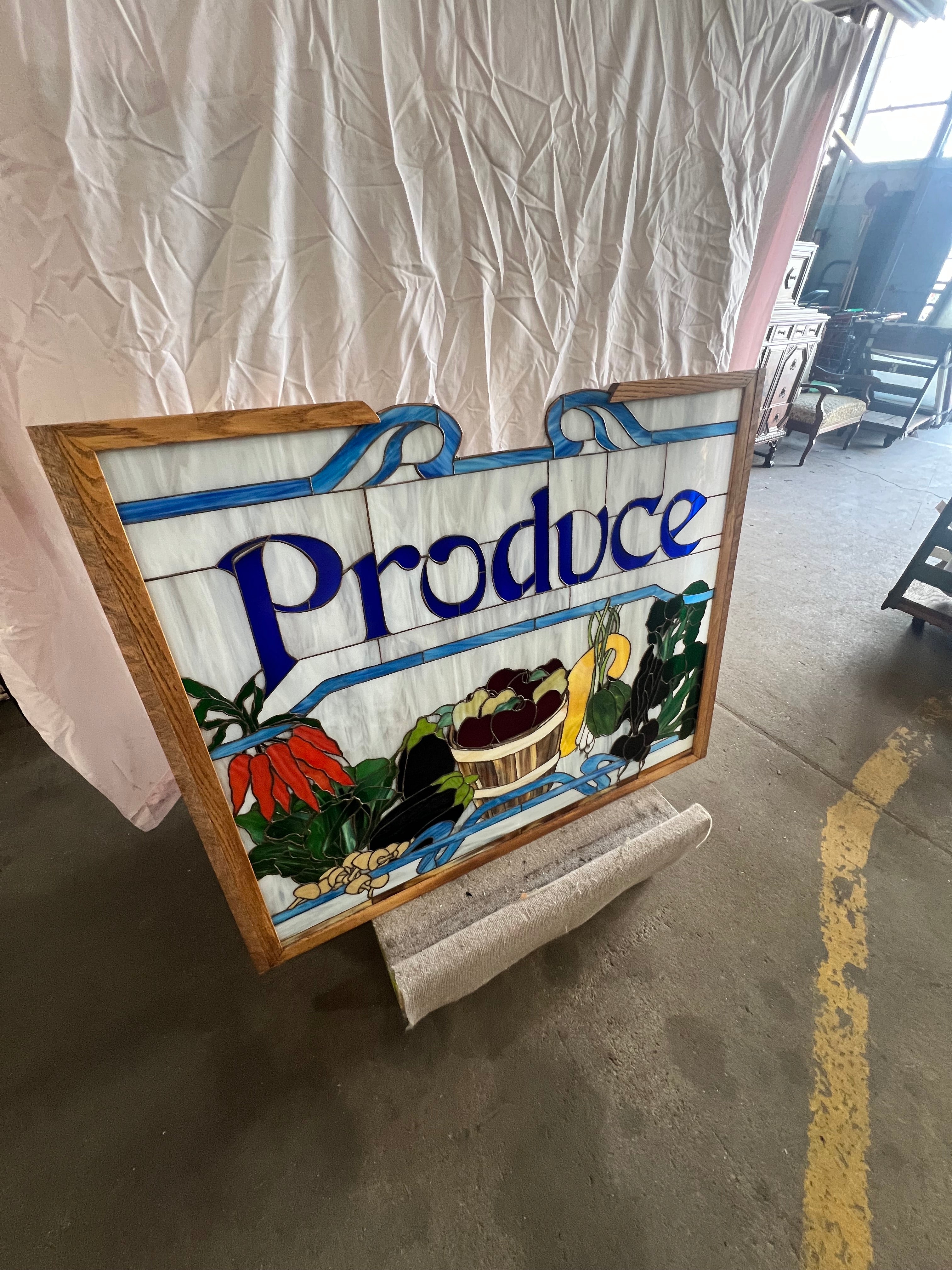 Produce Stained Glass Window