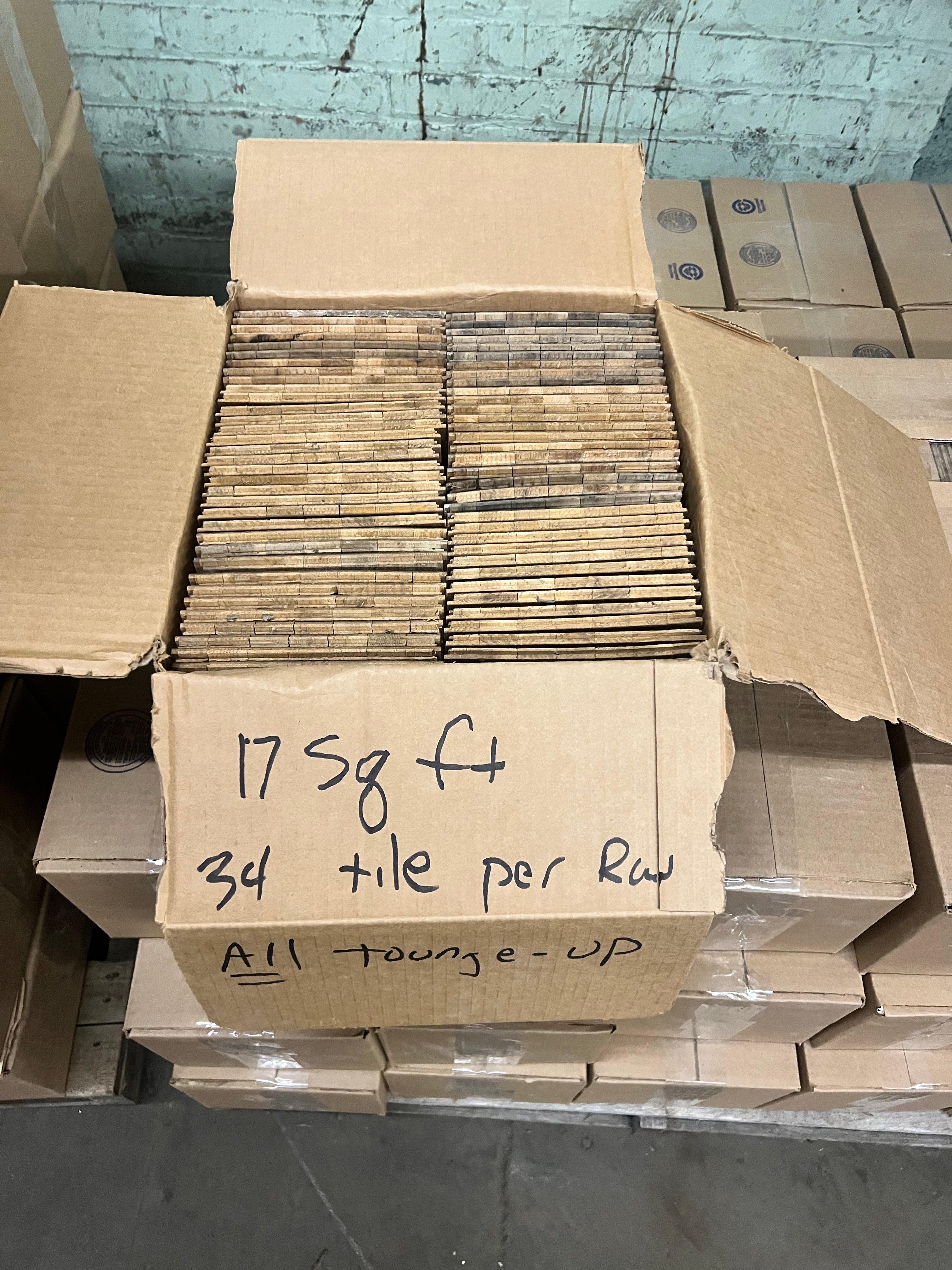 7 Finger Parquet Flooring (17 sq ft - 68)